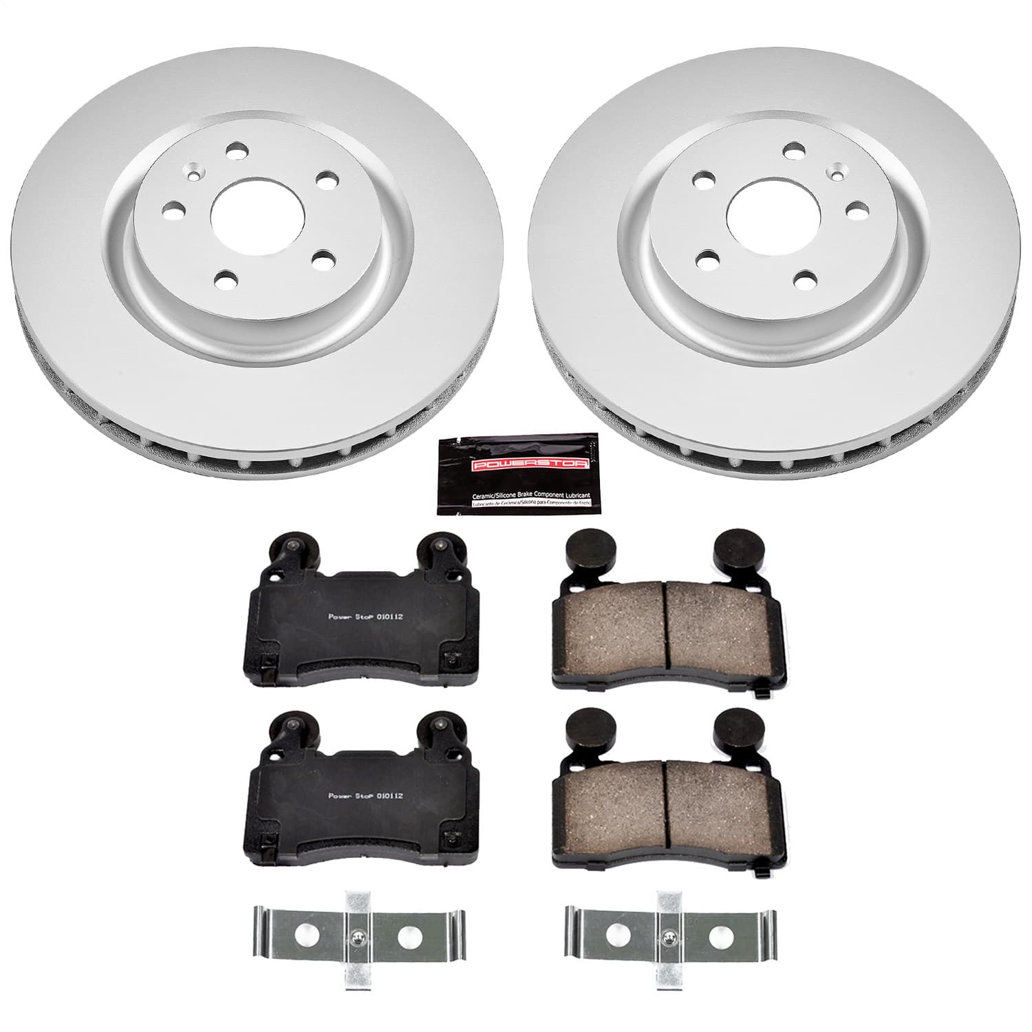 Power Stop - CRK5602 - Front - Disc Brake Pad and Rotor Kit image 1