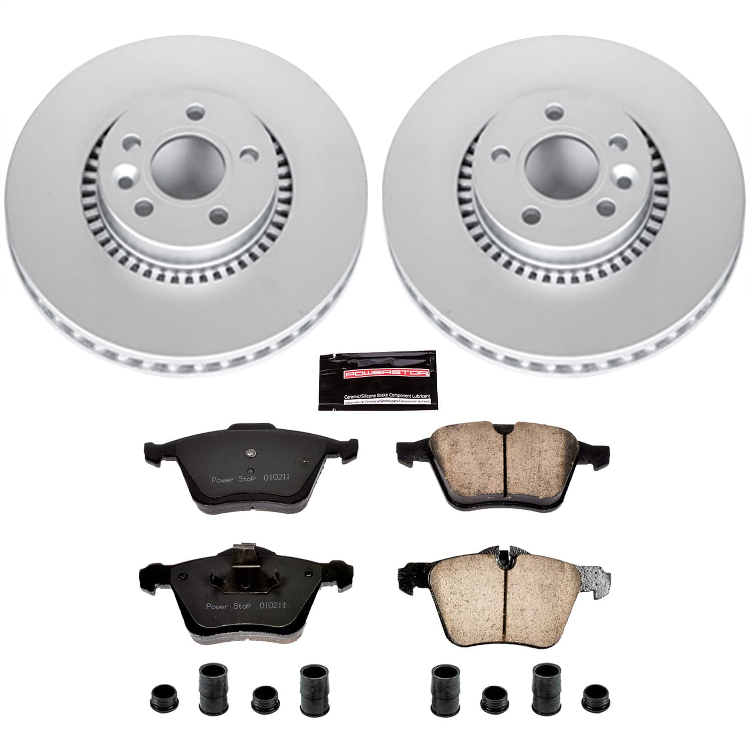Power Stop - CRK5613 - Front - Disc Brake Pad and Rotor Kit image 1