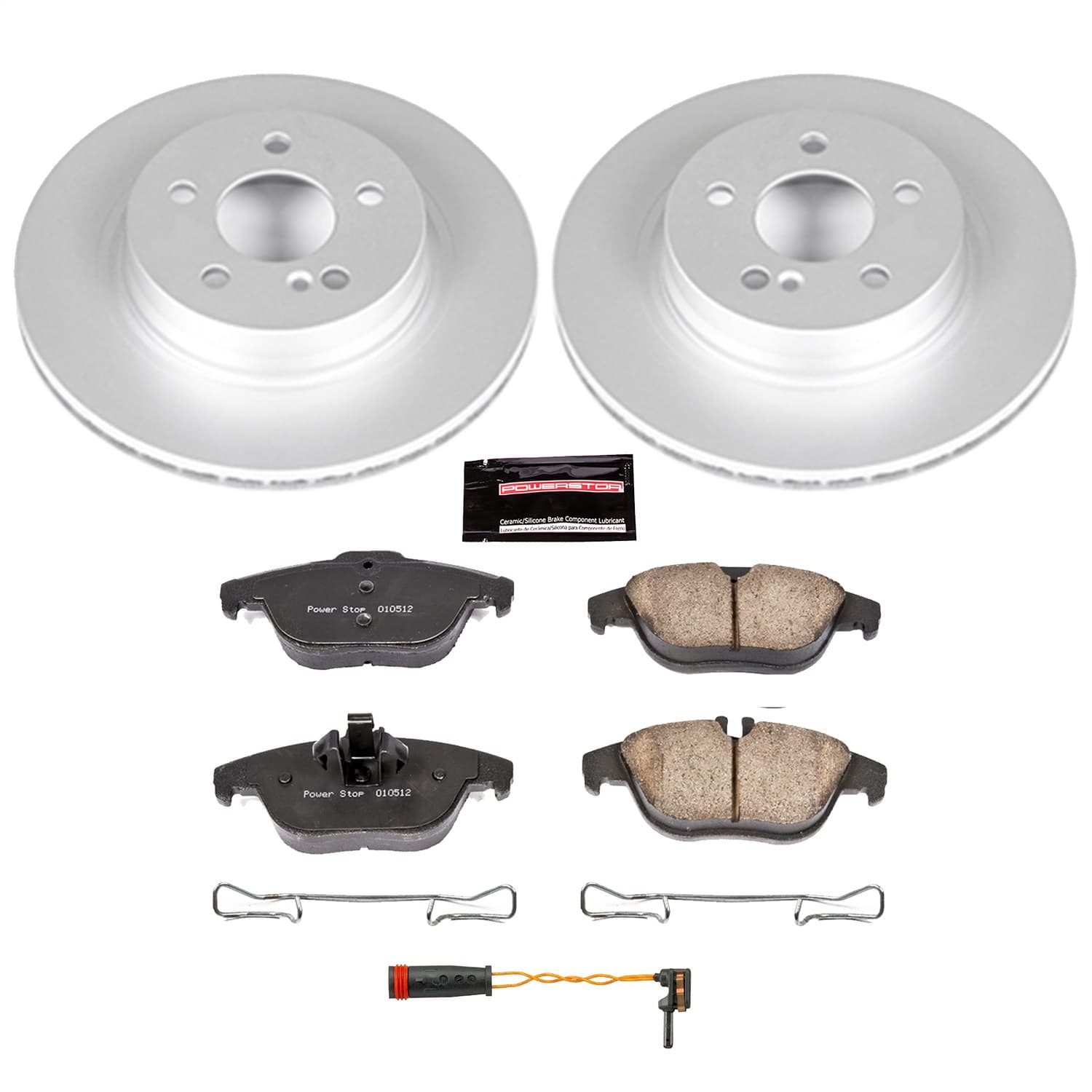 Power Stop - CRK5626 - Rear - Disc Brake Pad and Rotor Kit image 1