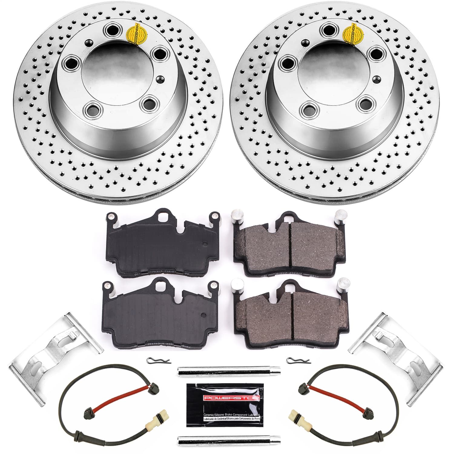 Power Stop - CRK5633 - Rear - Disc Brake Pad and Rotor Kit image 1