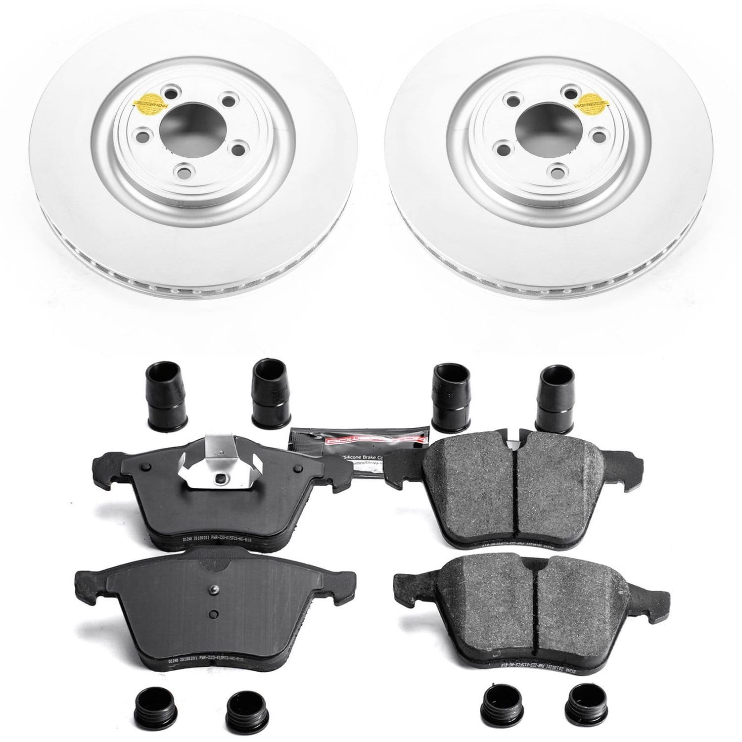Power Stop - CRK5638 - Front - Disc Brake Pad and Rotor Kit image 1