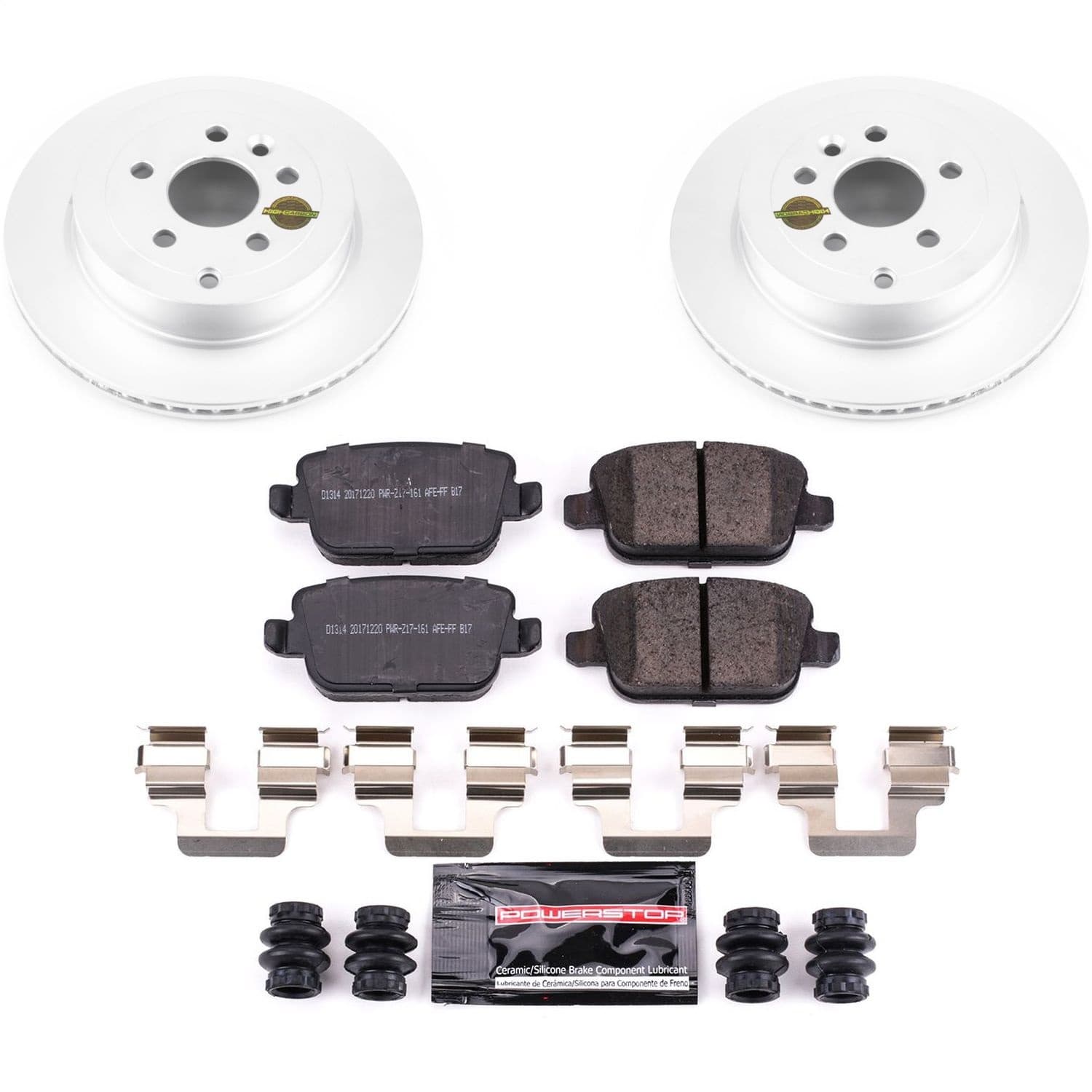 Power Stop - CRK5653 - Rear - Disc Brake Pad and Rotor Kit image 1