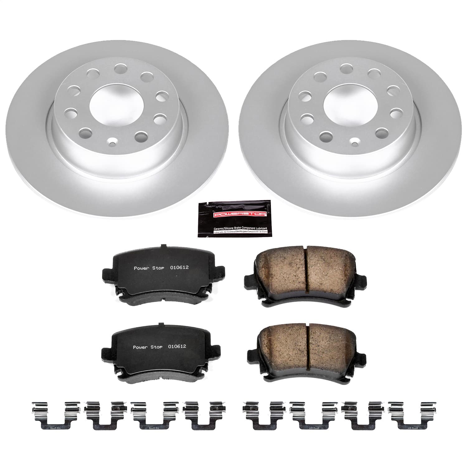 Power Stop - CRK5666 - Rear - Disc Brake Pad and Rotor Kit image 1