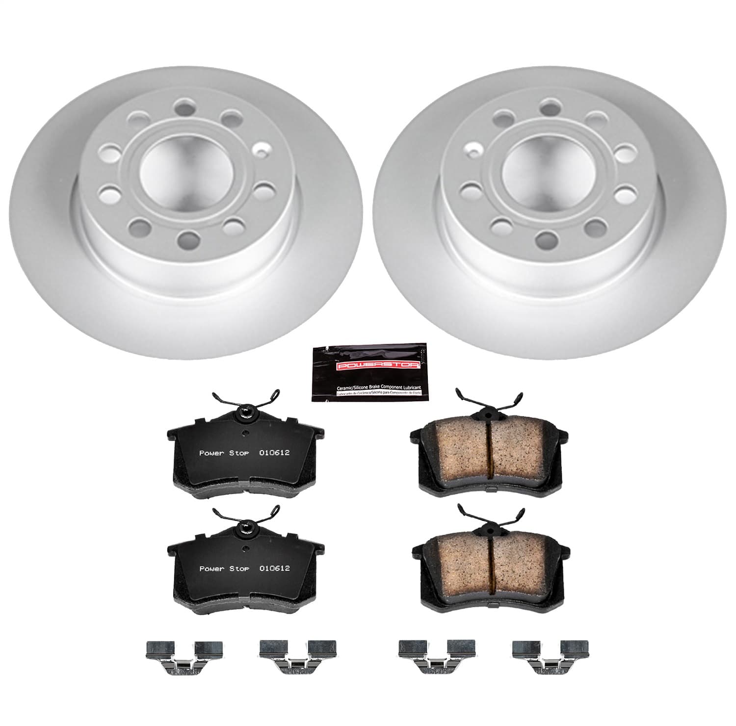 Power Stop - CRK5671 - Rear - Disc Brake Pad and Rotor Kit image 1