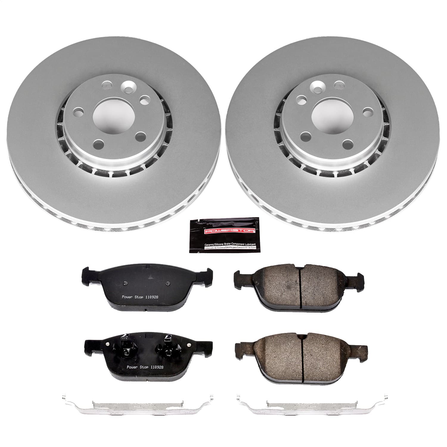 Power Stop - CRK5702 - Front - Disc Brake Pad and Rotor Kit image 1