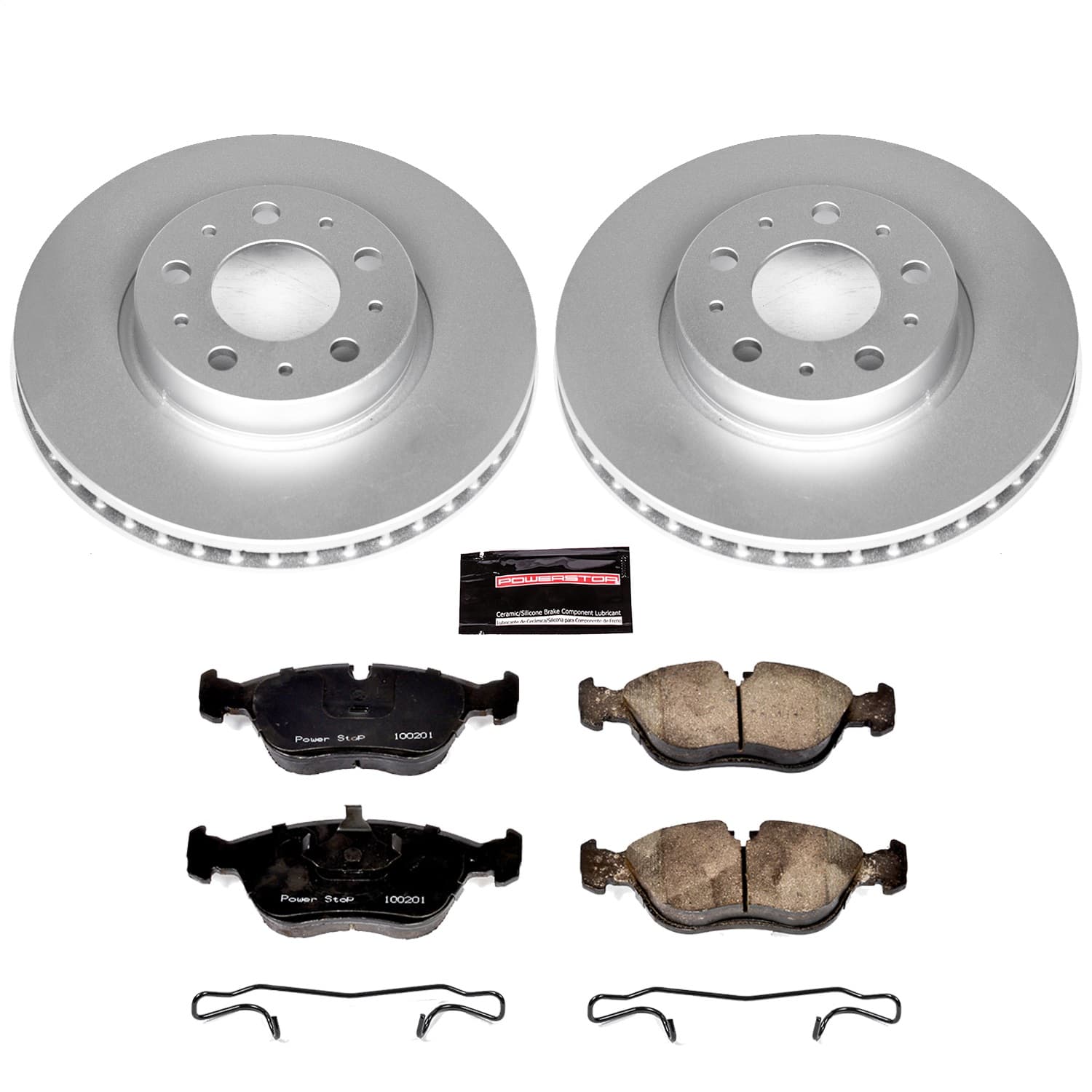 Power Stop - CRK572 - Front - Disc Brake Pad and Rotor Kit image 1