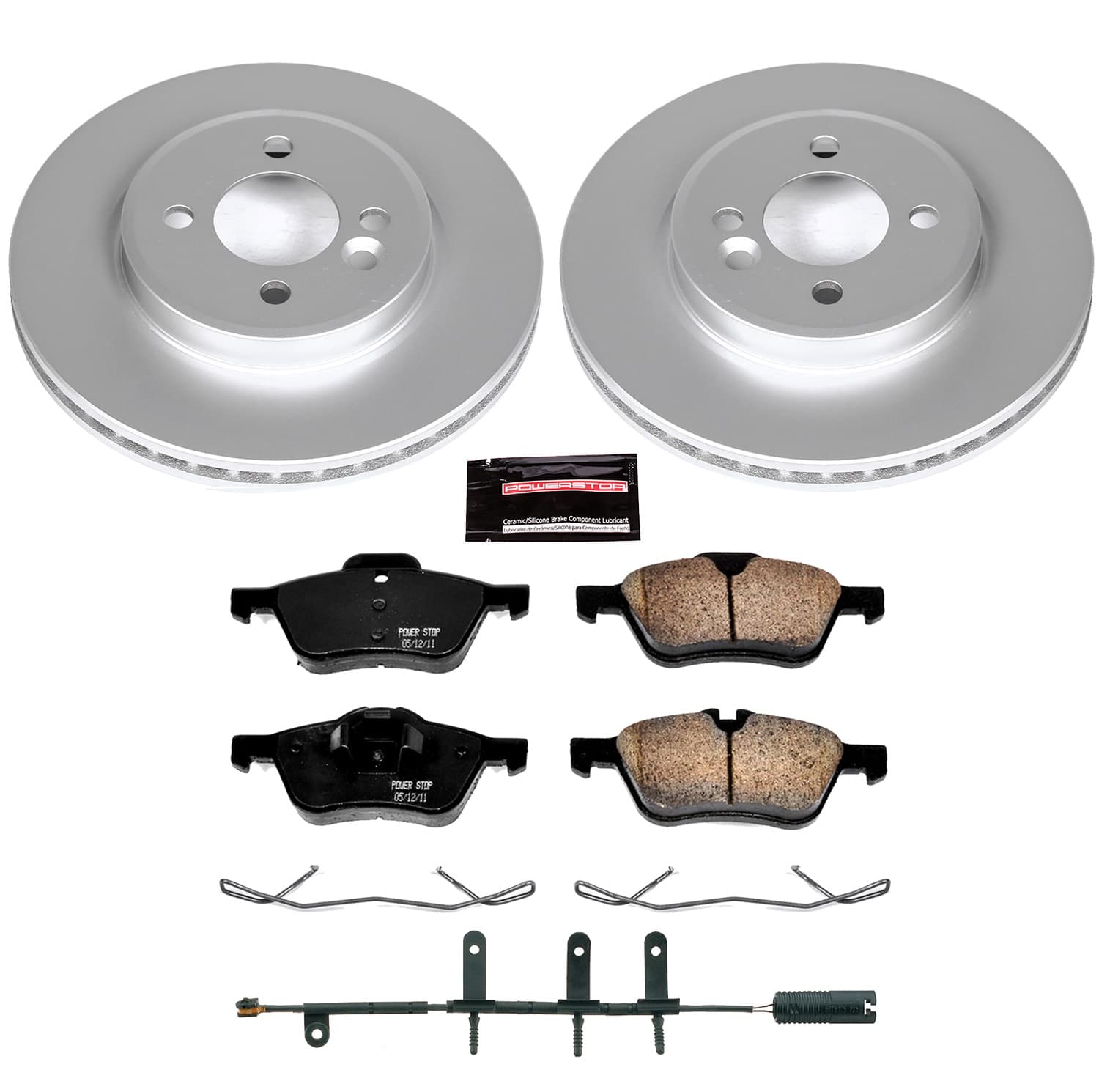 Power Stop - CRK5724 - Front - Disc Brake Pad and Rotor Kit image 1