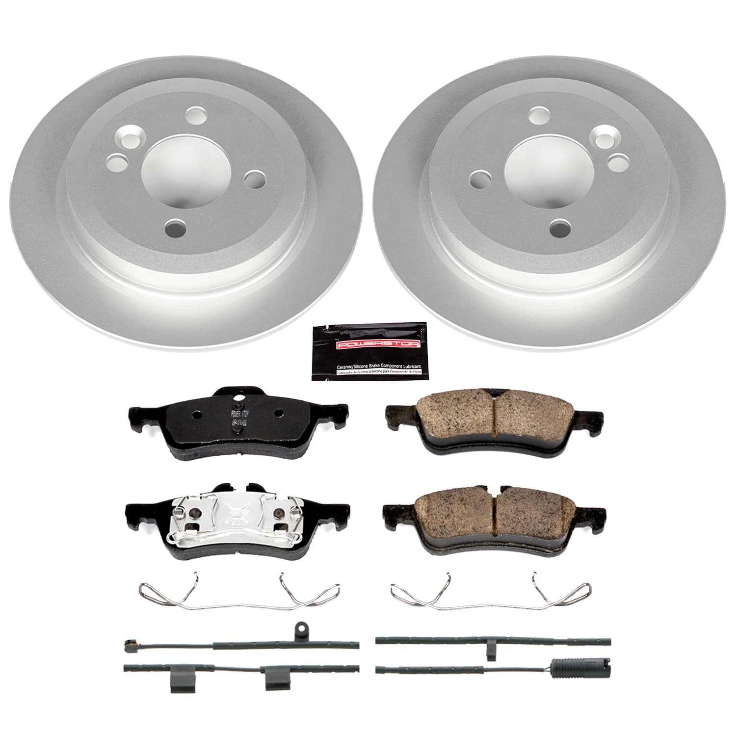 Power Stop - CRK5726 - Rear - Disc Brake Pad and Rotor Kit image 1