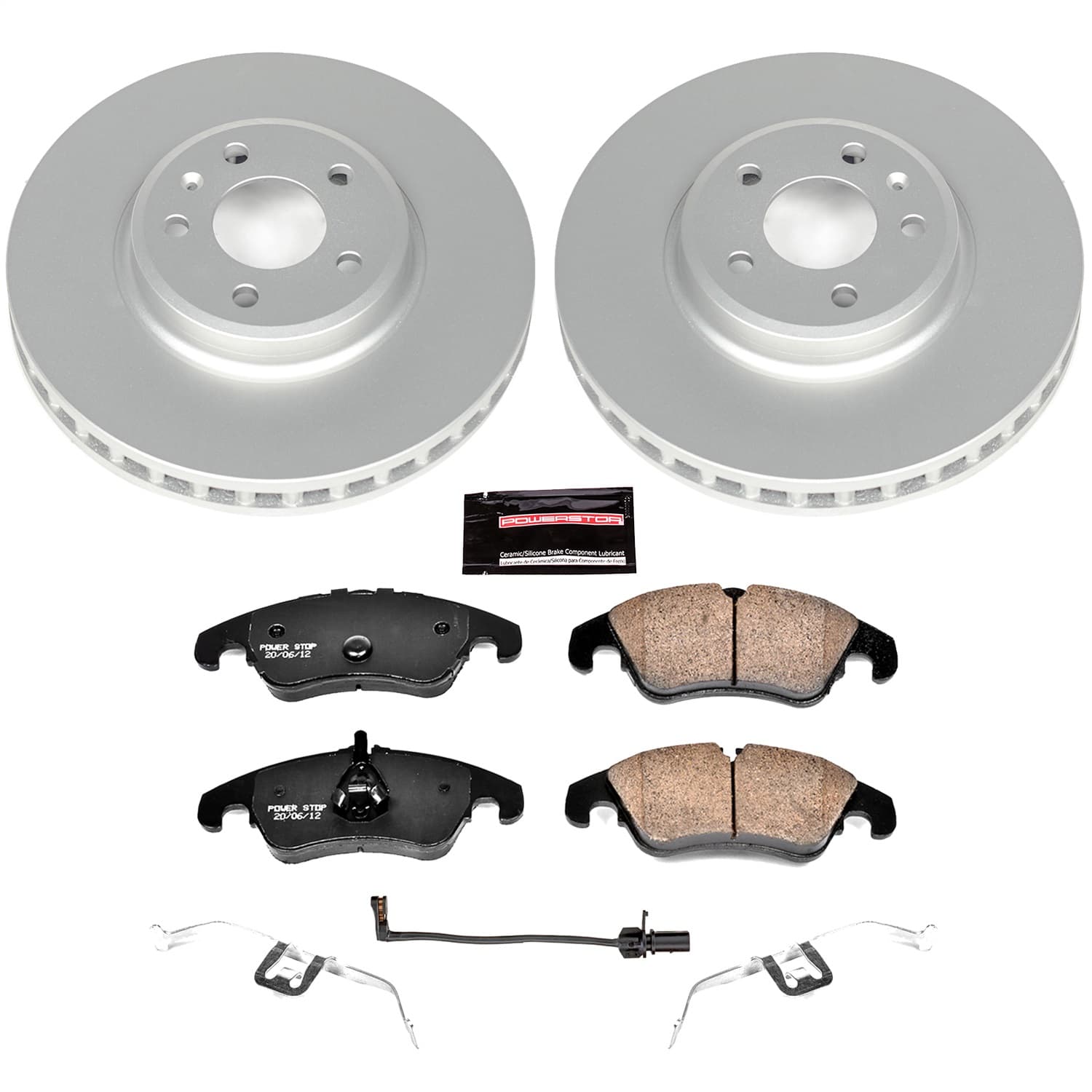 Power Stop - CRK5752 - Front - Disc Brake Pad and Rotor Kit image 1