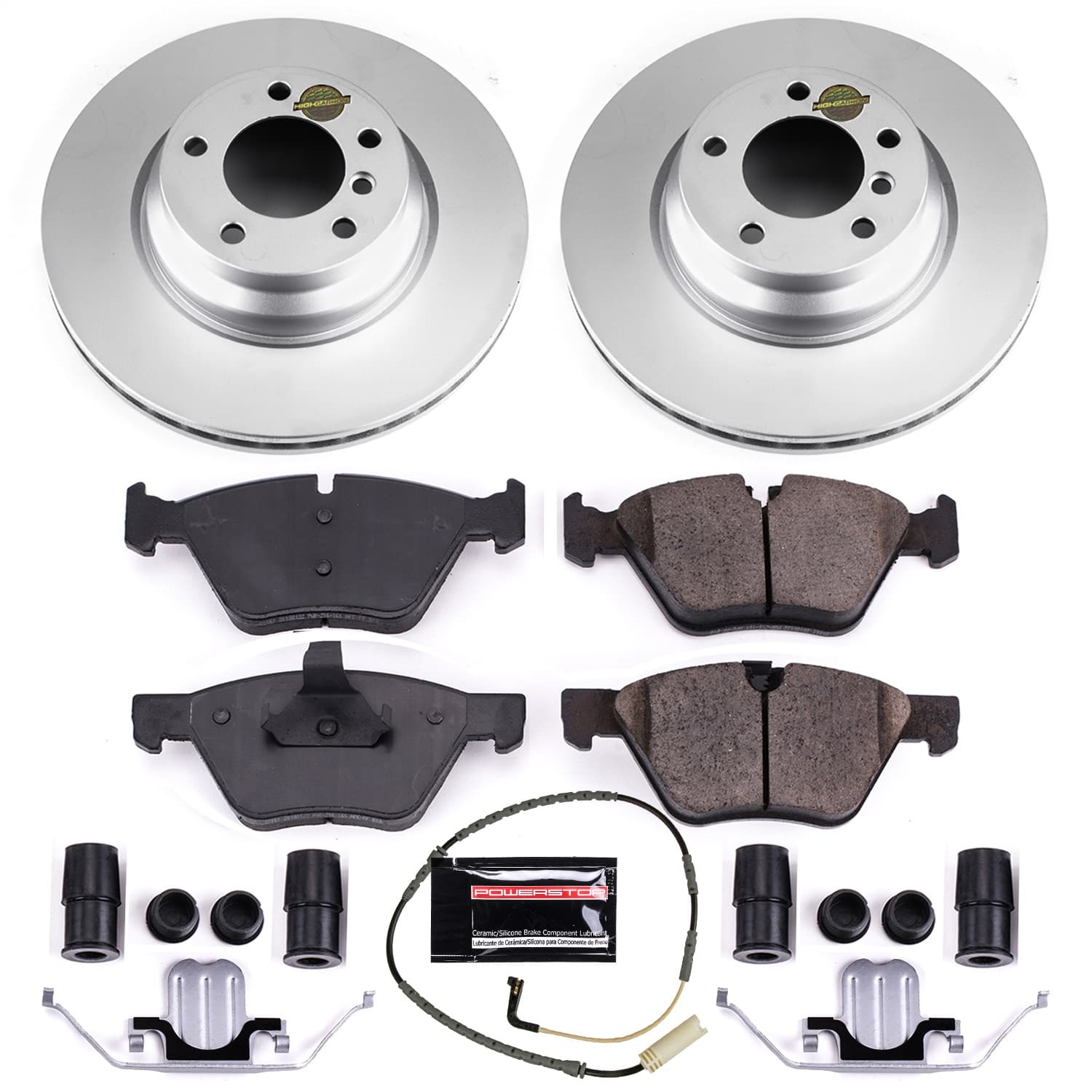 Power Stop - CRK5767 - Front - Disc Brake Pad and Rotor Kit image 1