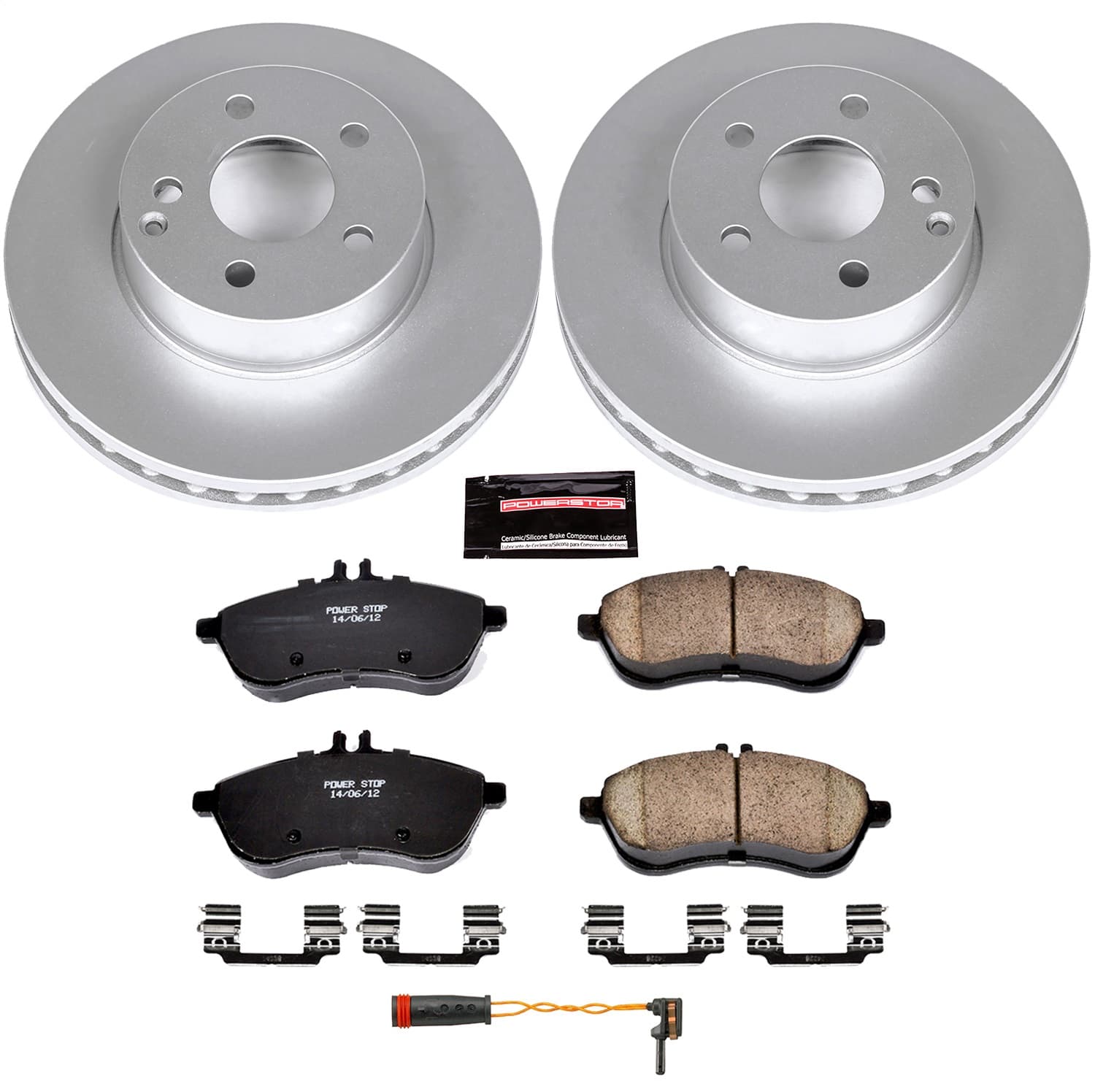 Power Stop - CRK5790 - Front - Disc Brake Pad and Rotor Kit image 1
