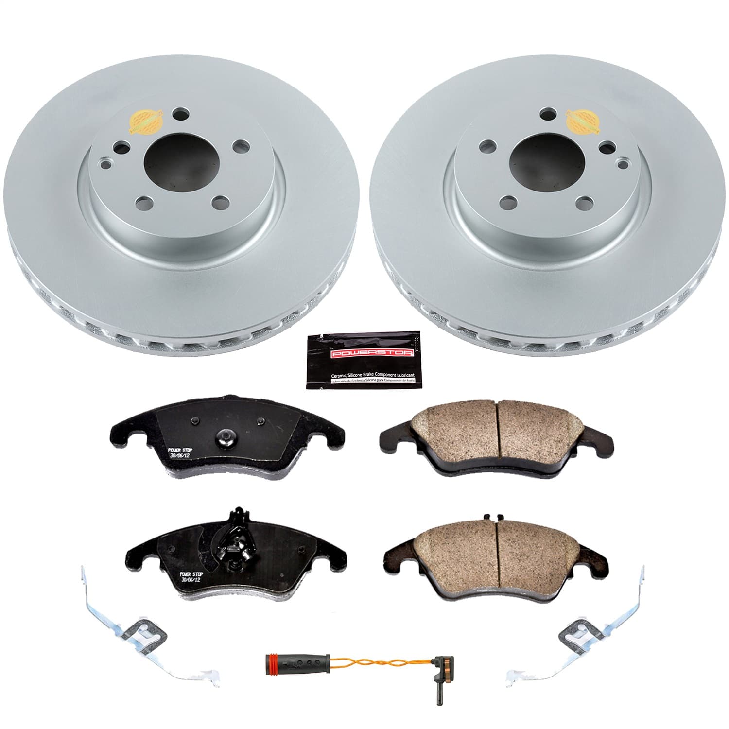 Power Stop - CRK5792 - Front - Disc Brake Pad and Rotor Kit image 1