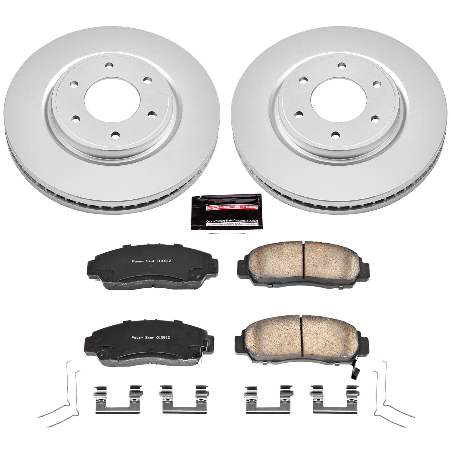 Power Stop - CRK5821 - Front - Disc Brake Pad and Rotor Kit image 1