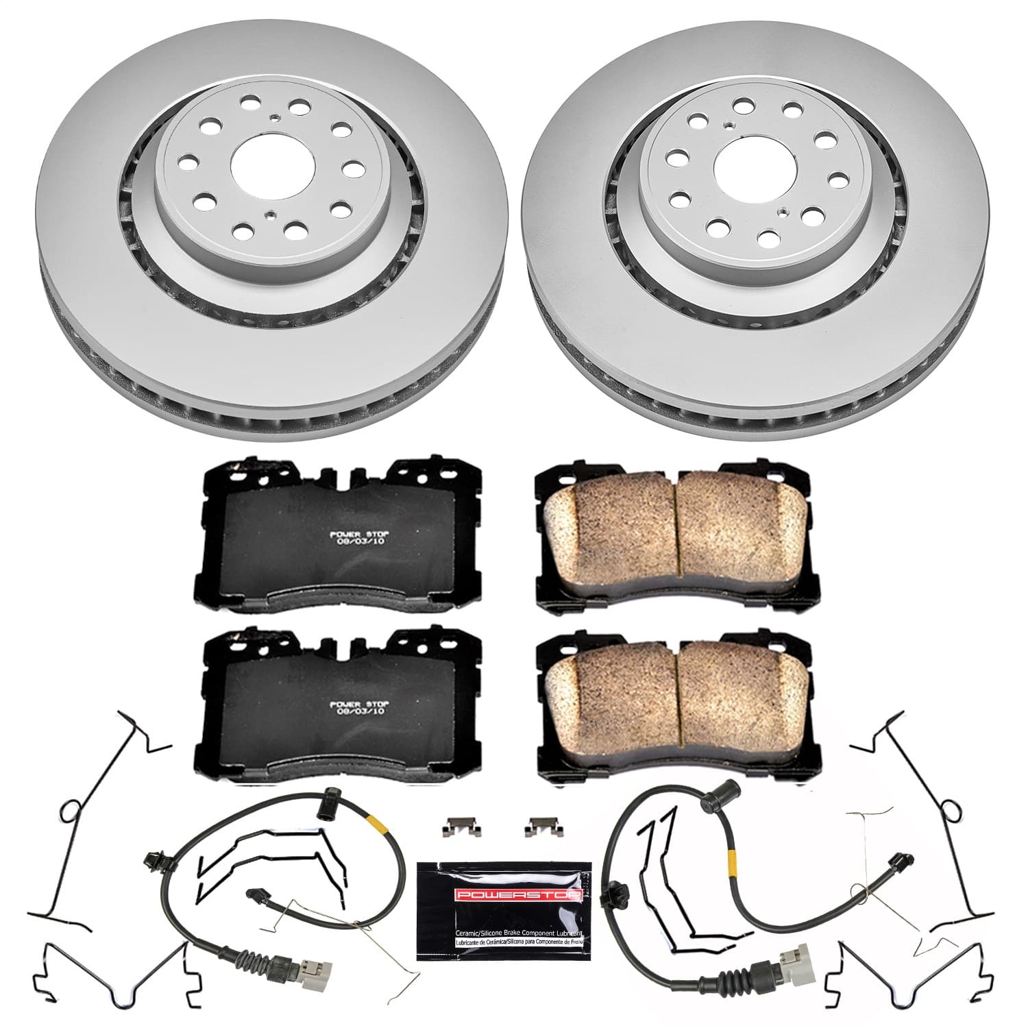 Power Stop - CRK5826 - Front - Disc Brake Pad and Rotor Kit image 1