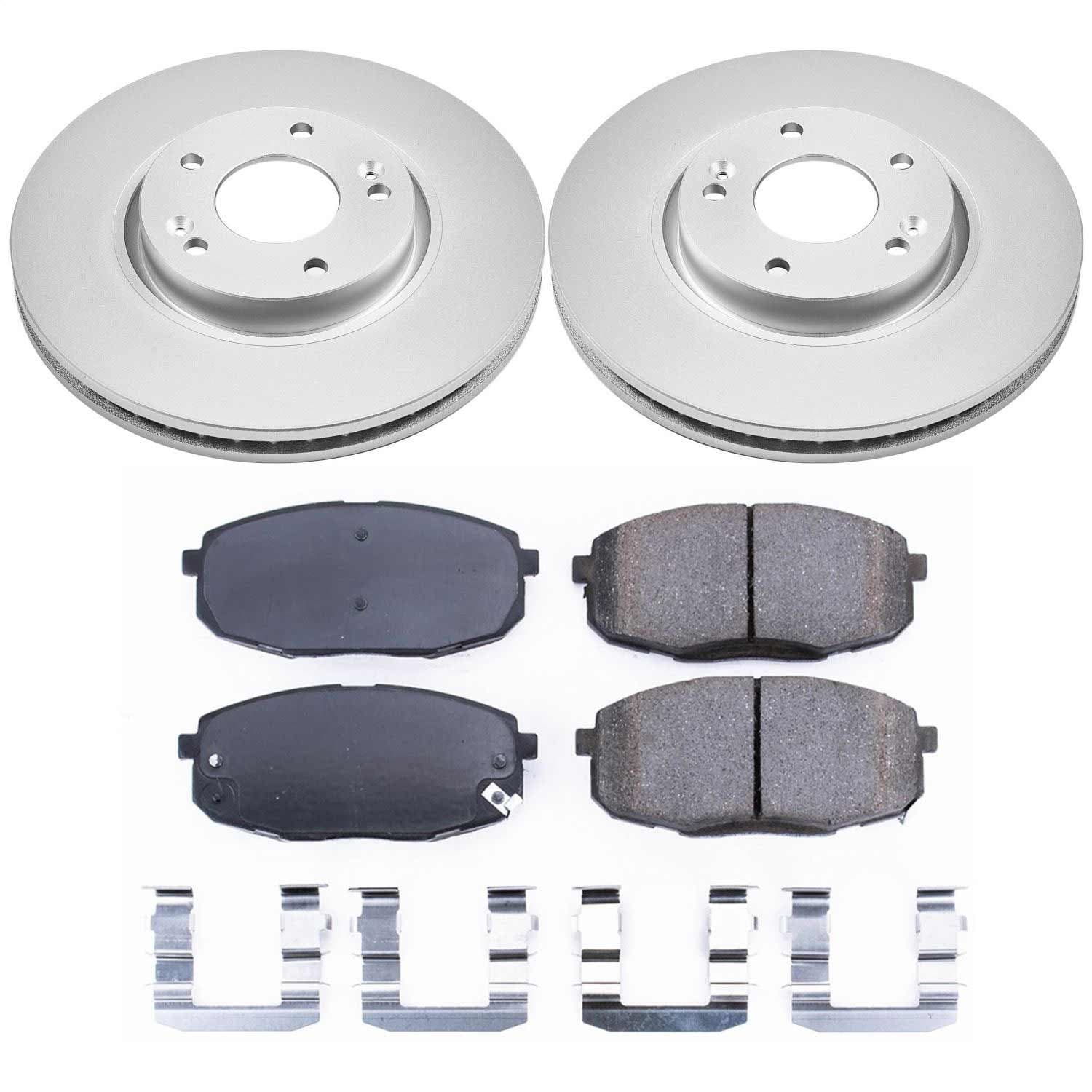 Power Stop - CRK5837 - Front - Disc Brake Pad and Rotor Kit image 1