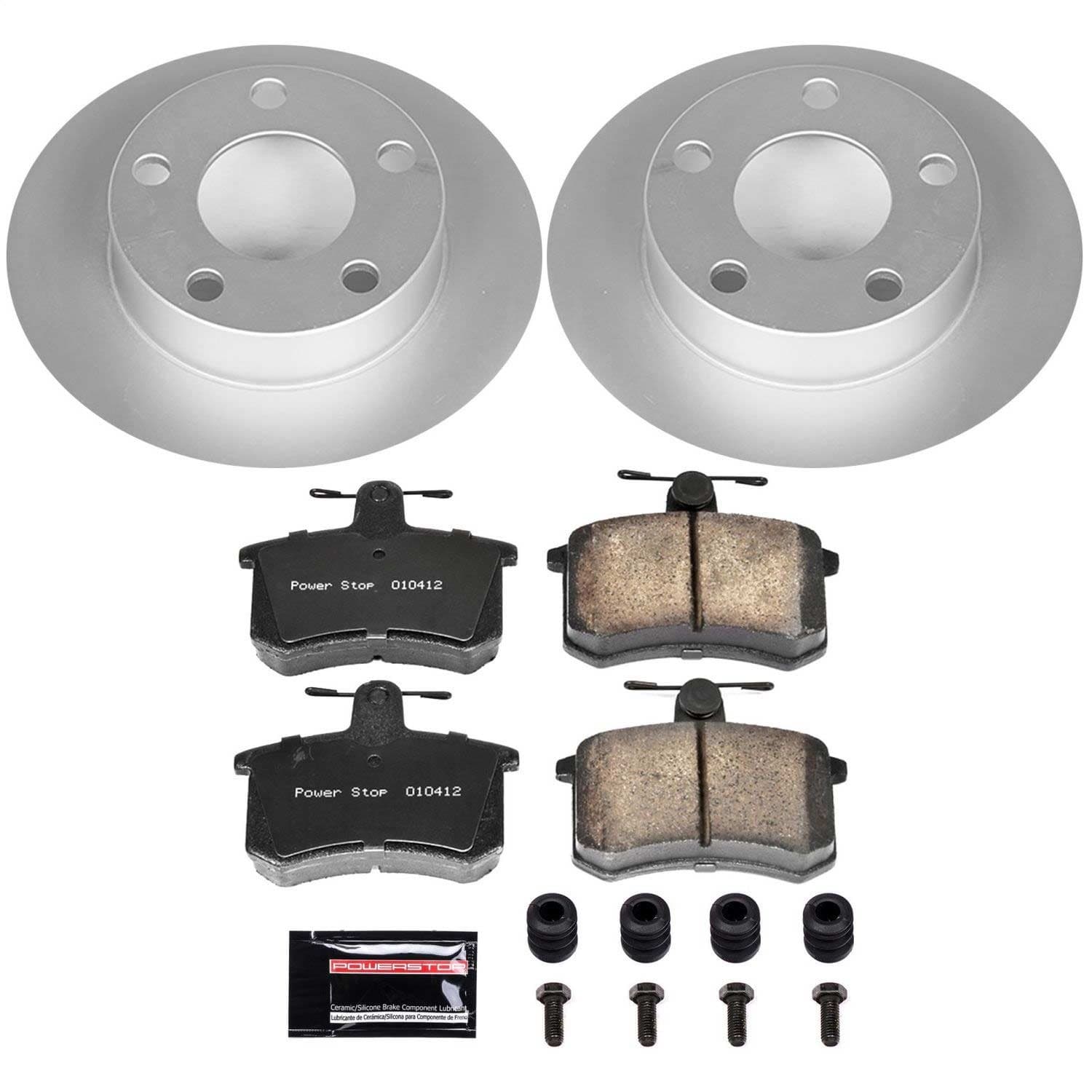 Power Stop - CRK584 - Rear - Disc Brake Pad and Rotor Kit image 1