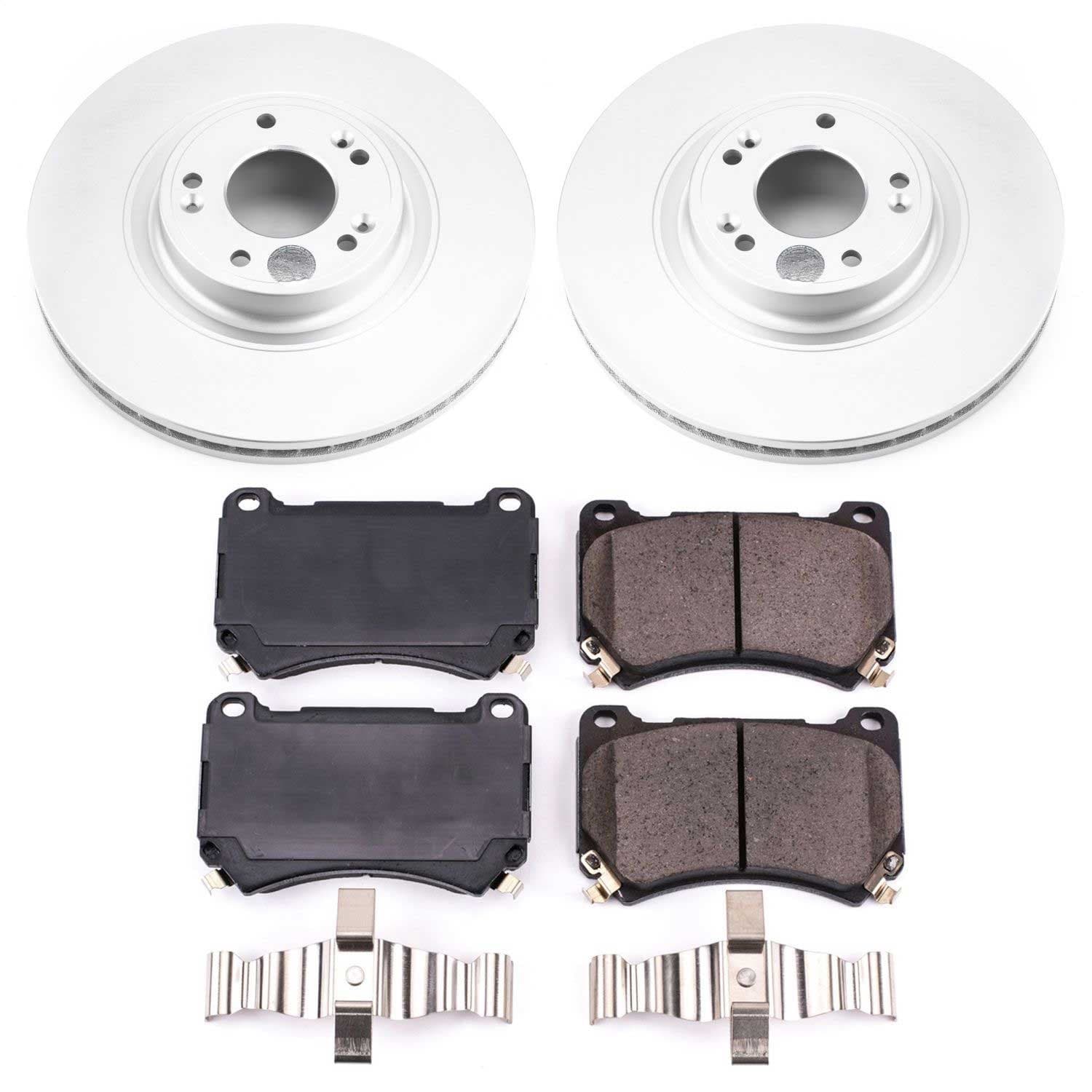 Power Stop - CRK5843 - Front - Disc Brake Pad and Rotor Kit image 1