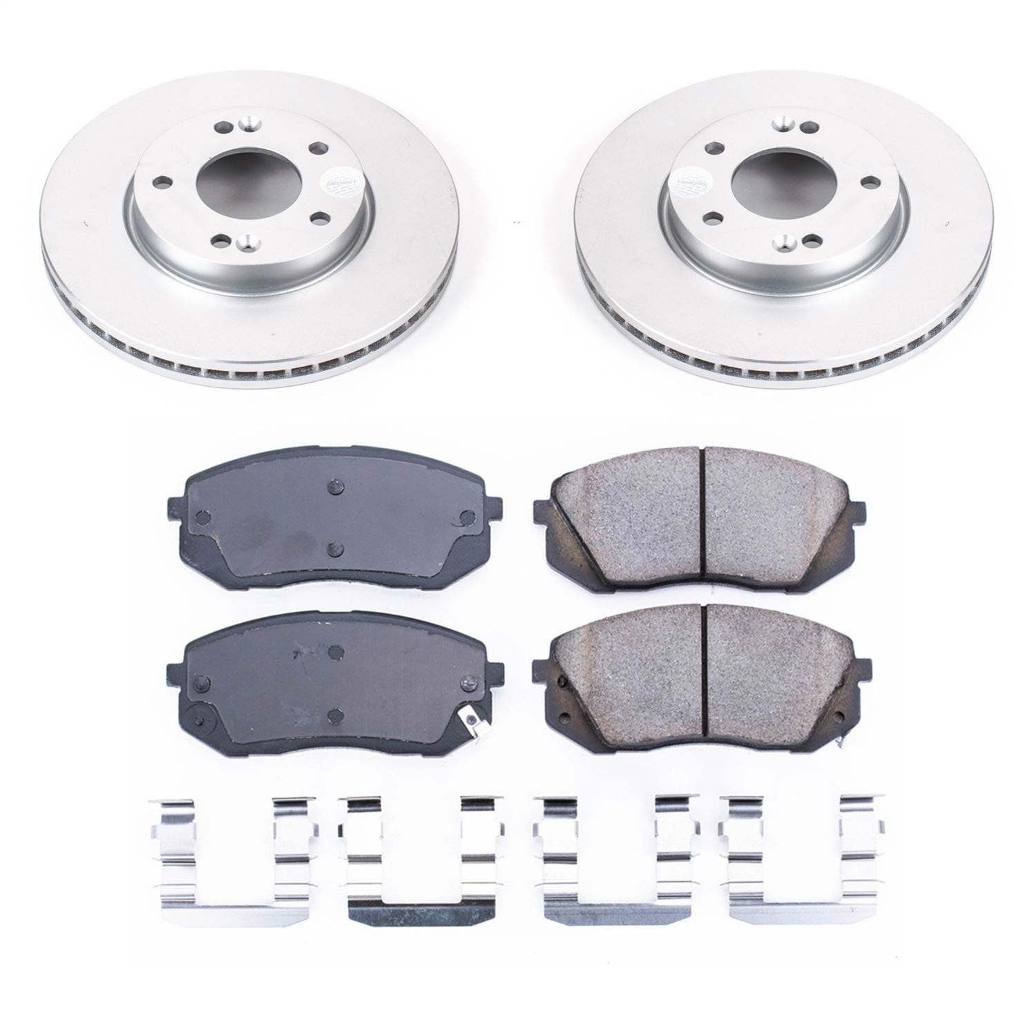 Power Stop - CRK5851 - Front - Disc Brake Pad and Rotor Kit image 1
