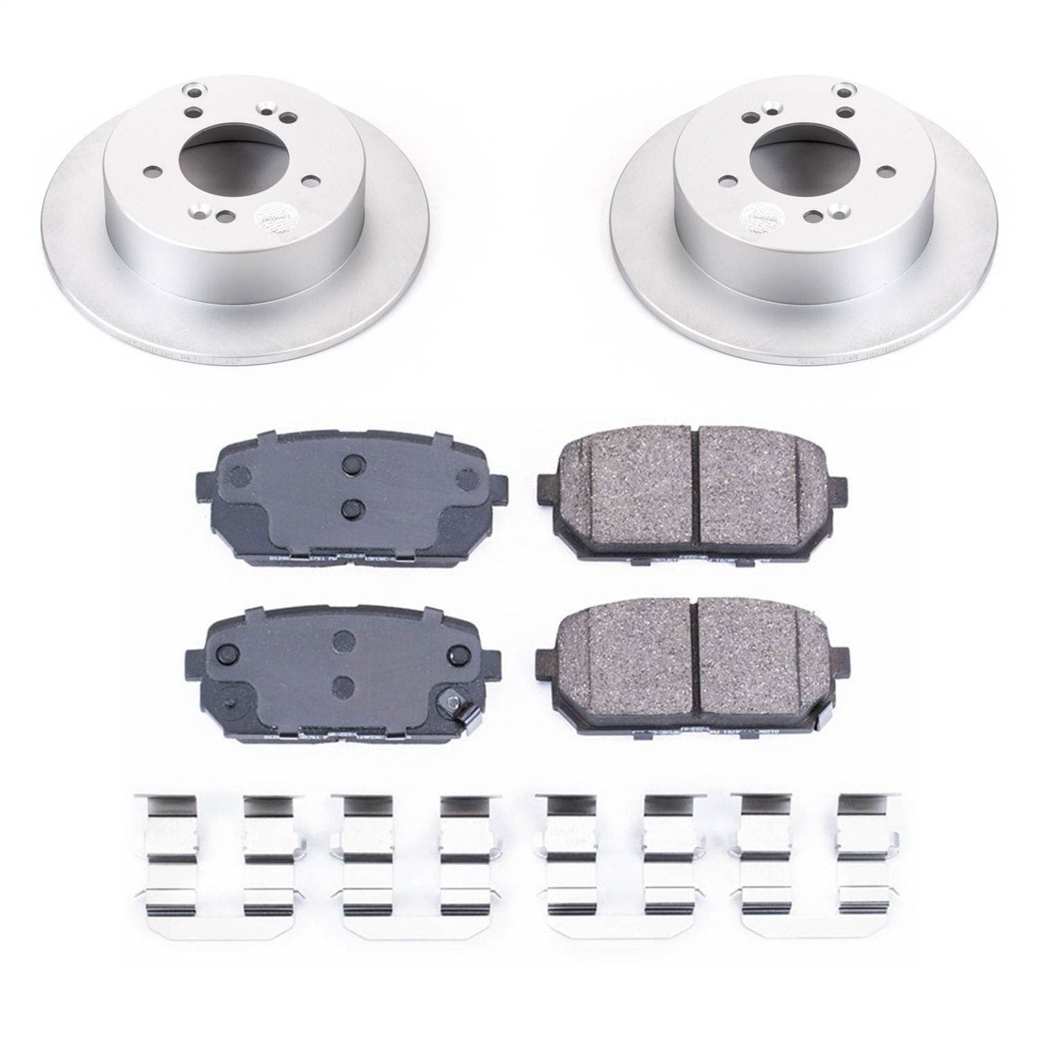 Power Stop - CRK5853 - Rear - Disc Brake Pad and Rotor Kit image 1