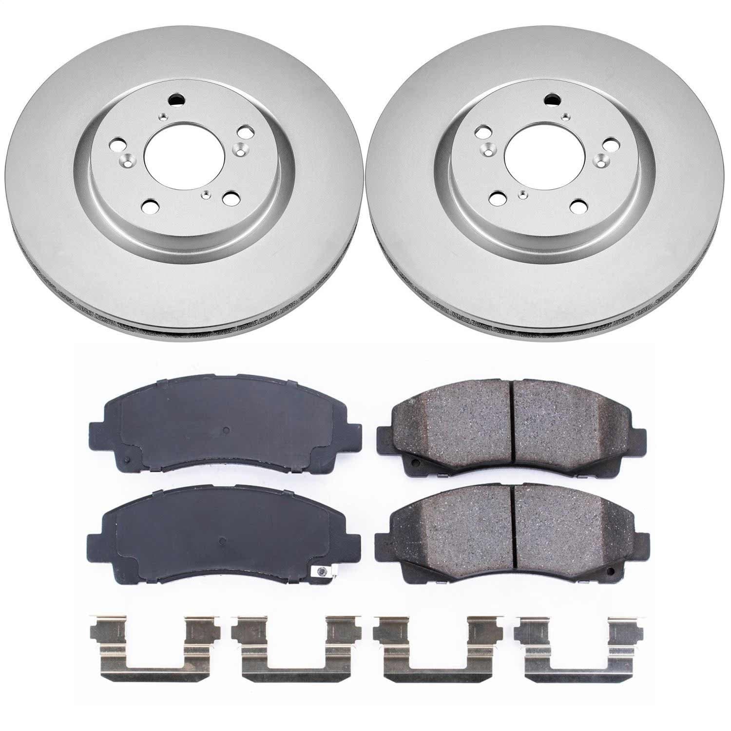 Power Stop - CRK5855 - Front - Disc Brake Pad and Rotor Kit image 1