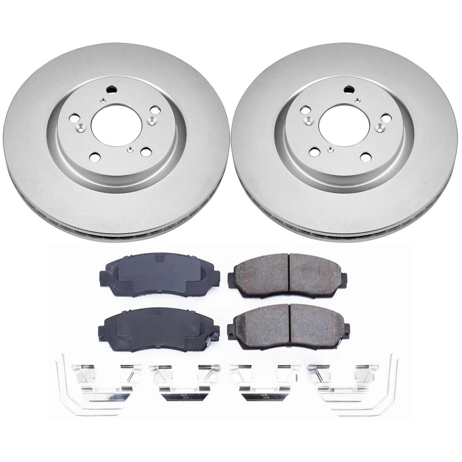 Power Stop - CRK5857 - Front - Disc Brake Pad and Rotor Kit image 1