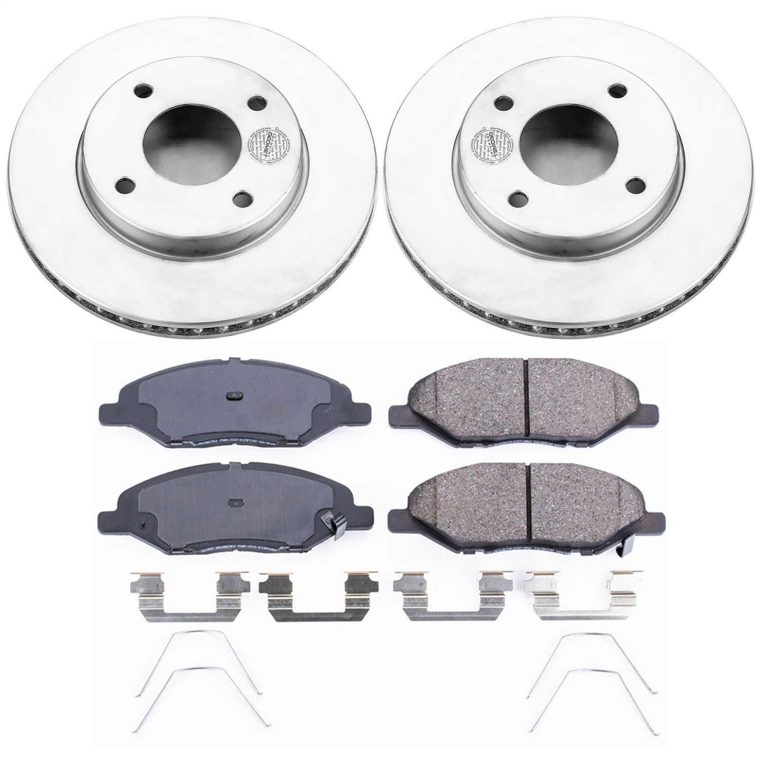 Power Stop - CRK5862 - Front - Disc Brake Pad and Rotor Kit image 1