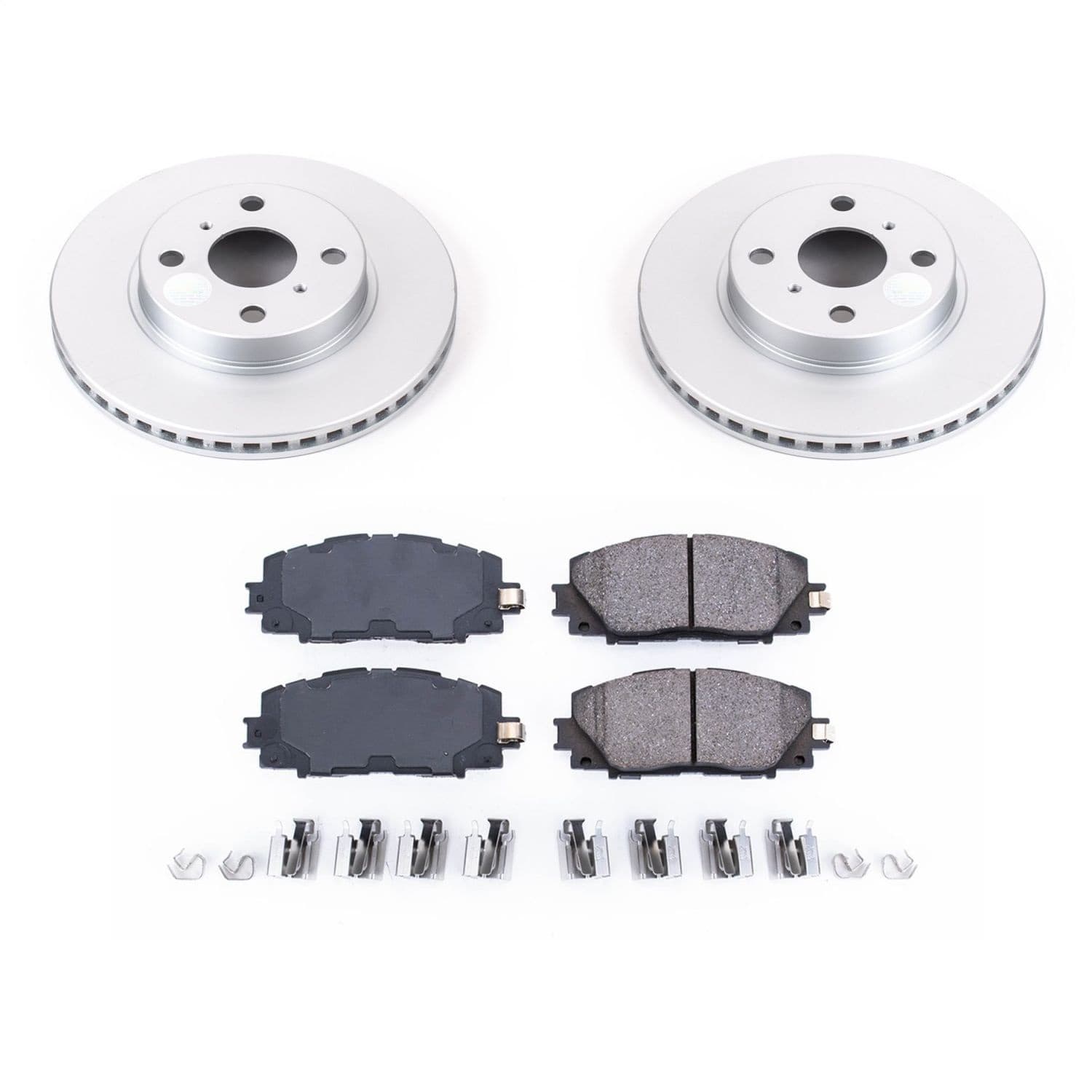 Power Stop - CRK5863 - Front - Disc Brake Pad and Rotor Kit image 1