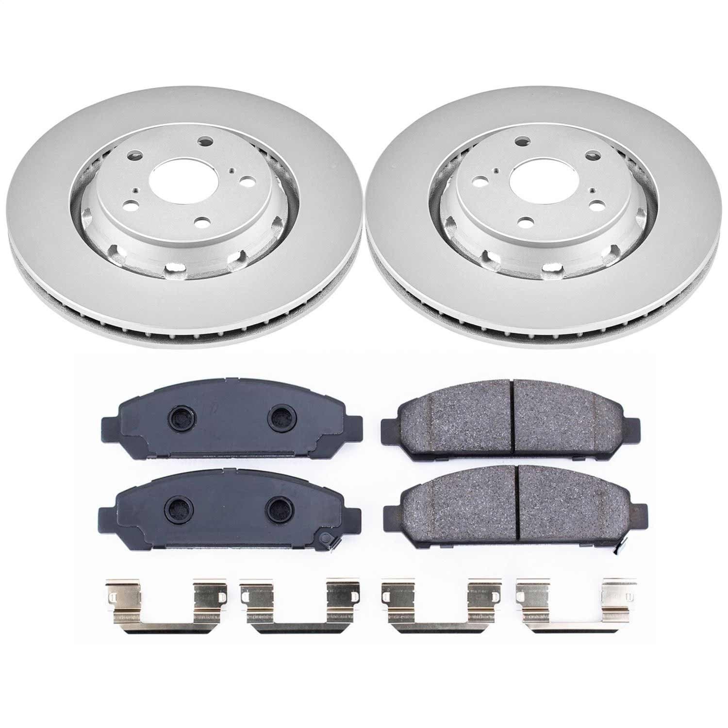 Power Stop - CRK5865 - Front - Disc Brake Pad and Rotor Kit image 1