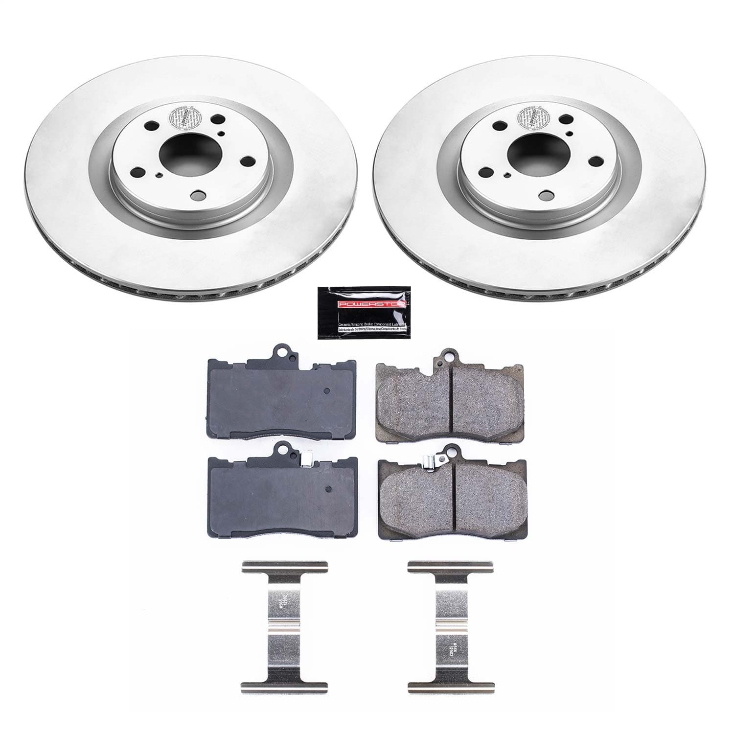 Power Stop - CRK5868 - Front - Disc Brake Pad and Rotor Kit image 1