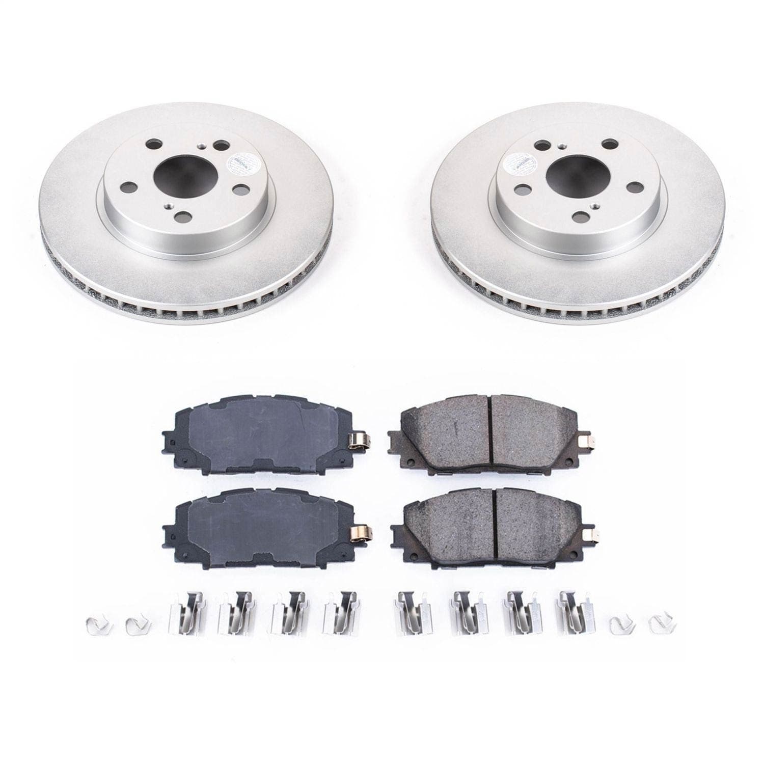 Power Stop - CRK5870 - Front - Disc Brake Pad and Rotor Kit image 1