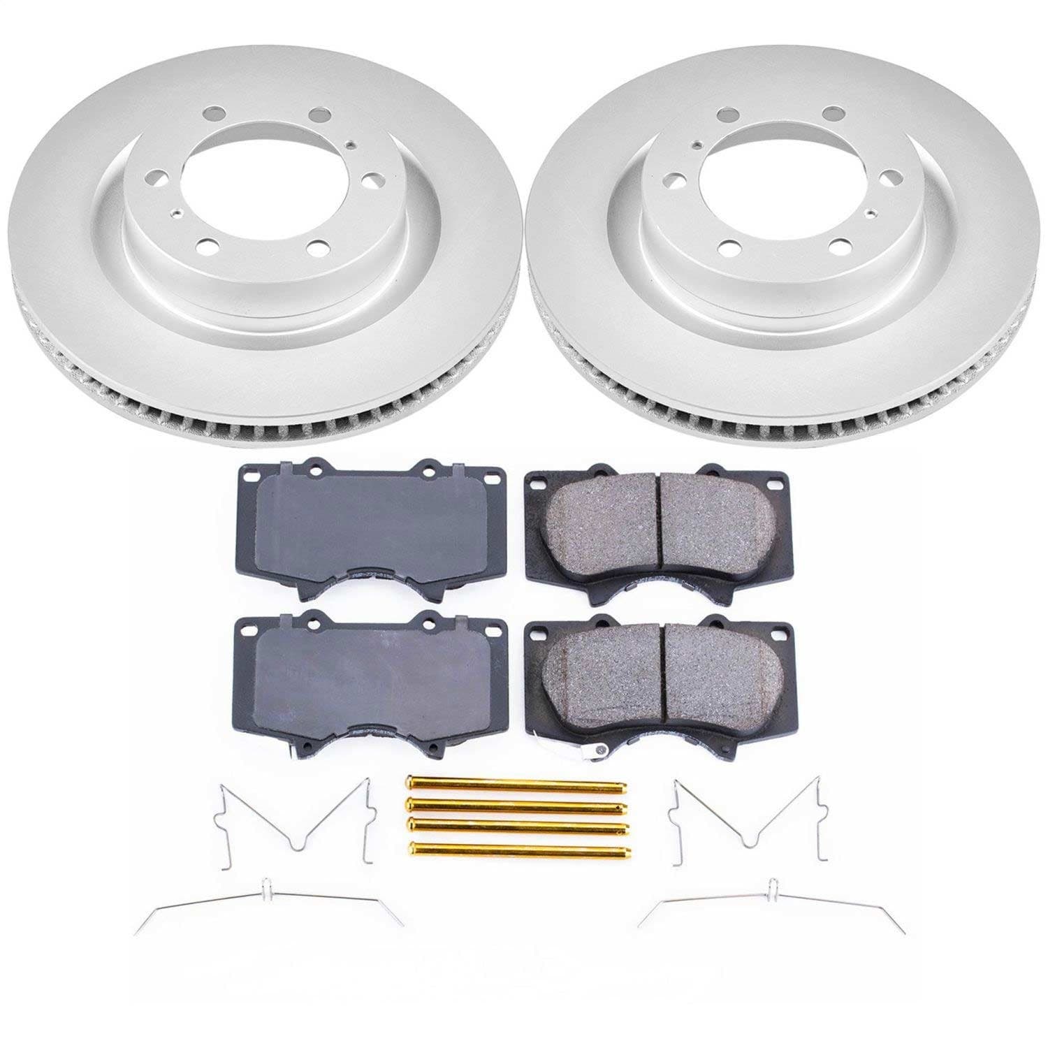 Power Stop - CRK5873 - Front - Disc Brake Pad and Rotor Kit image 1