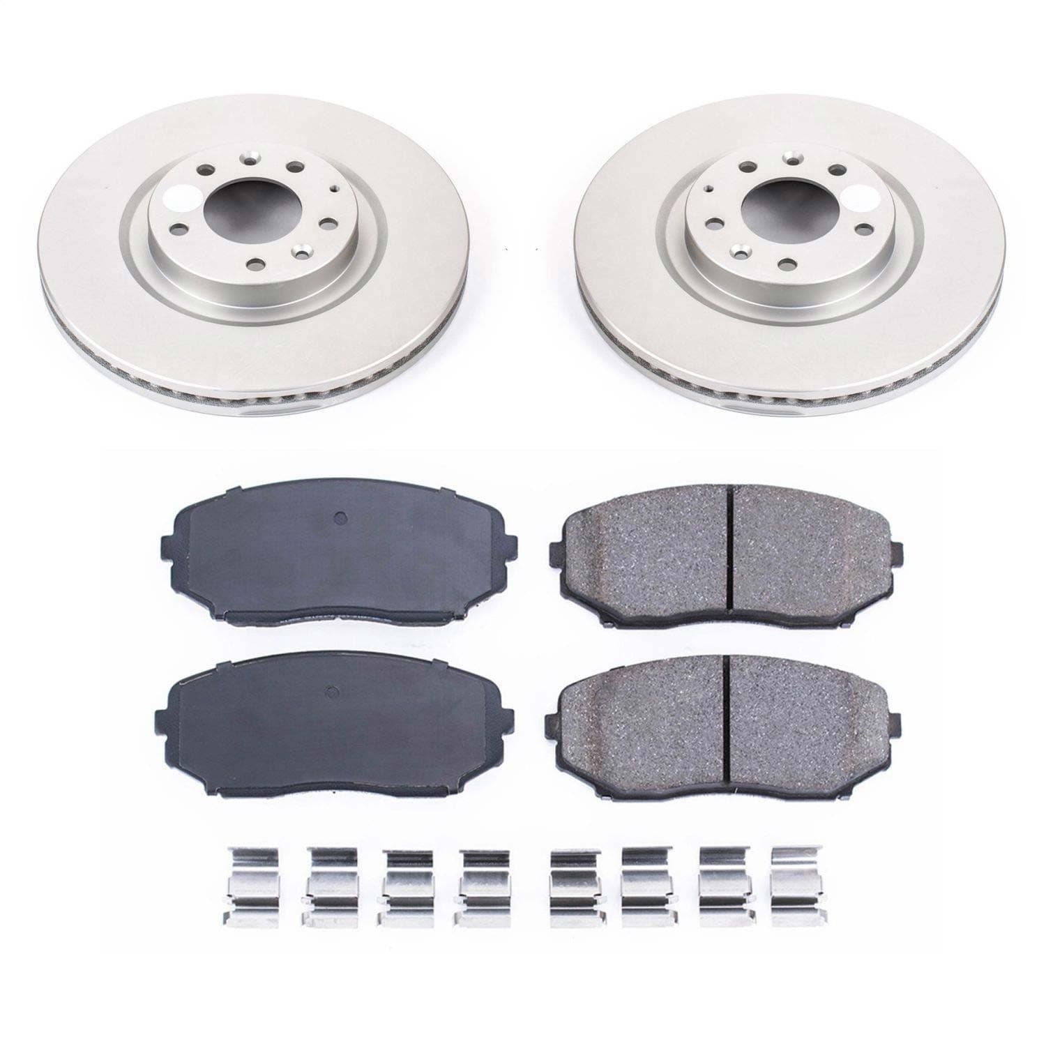 Power Stop - CRK5878 - Front - Disc Brake Pad and Rotor Kit image 1