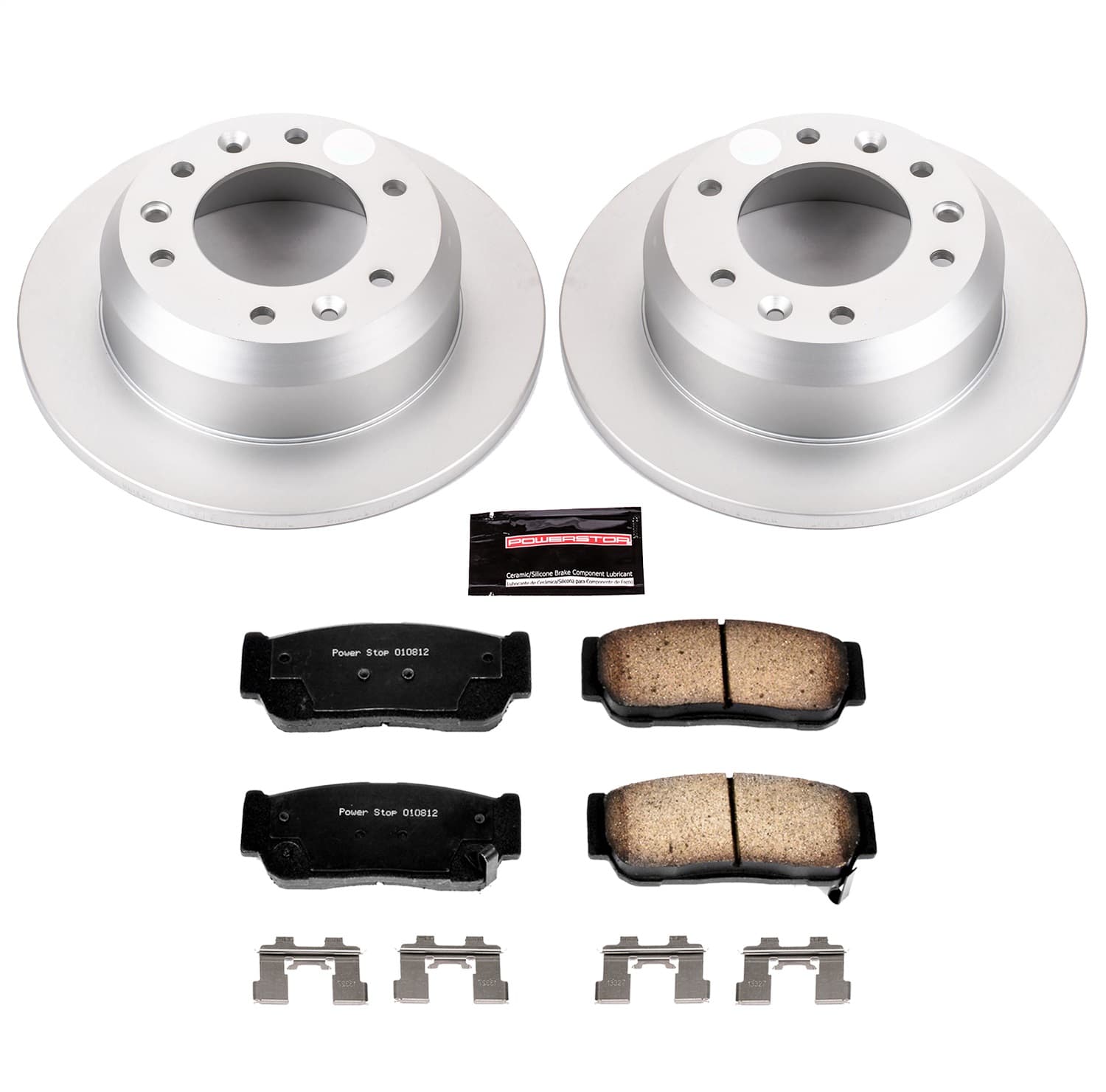 Power Stop - CRK5907 - Rear - Disc Brake Pad and Rotor Kit image 1
