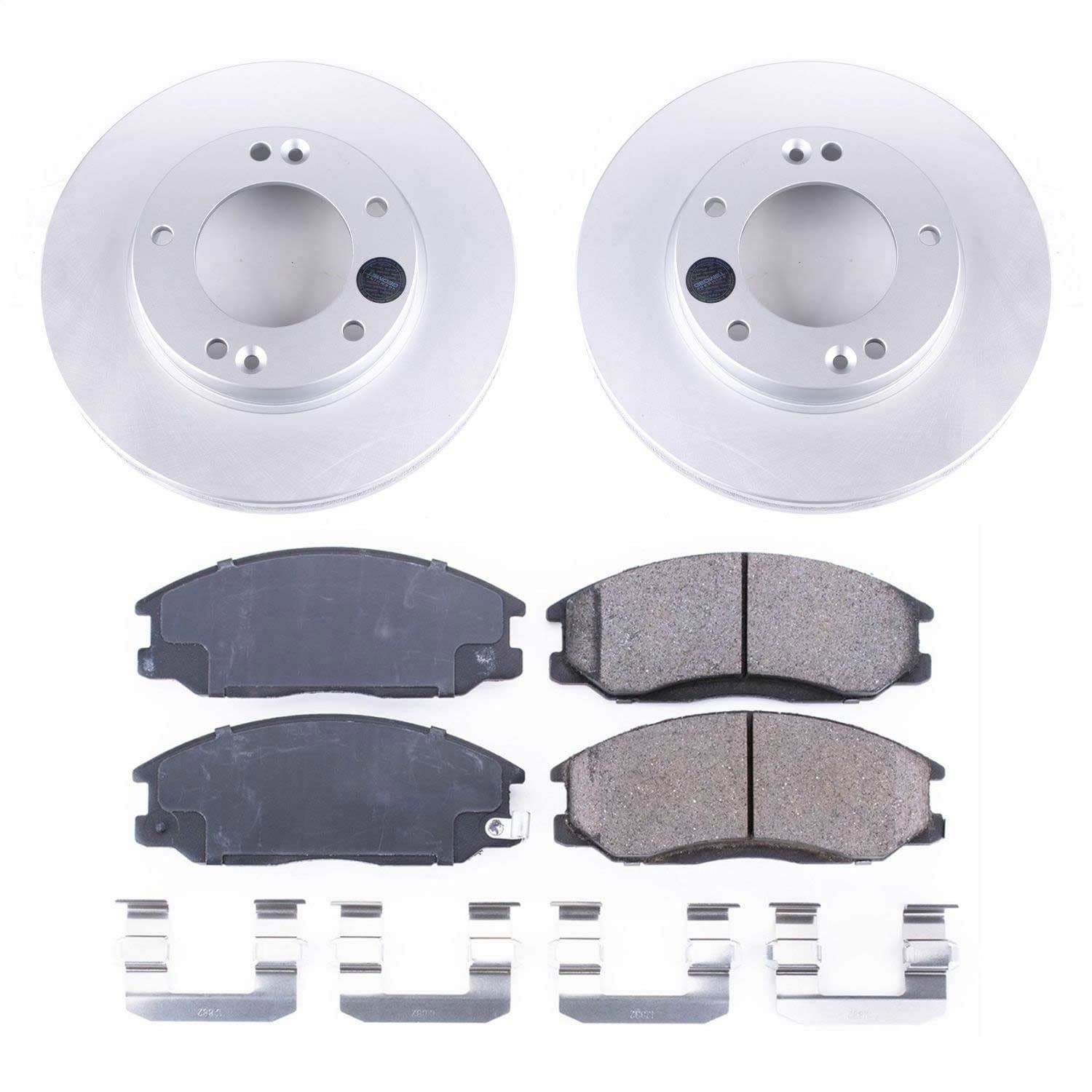 Power Stop - CRK5908 - Front - Disc Brake Pad and Rotor Kit image 1