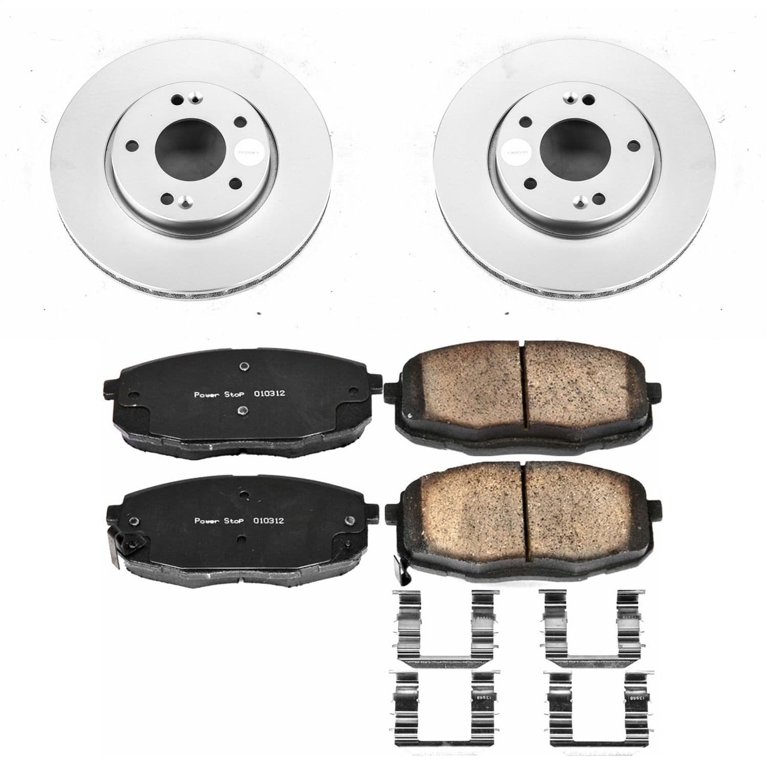 Power Stop - CRK5911 - Front - Disc Brake Pad and Rotor Kit image 1