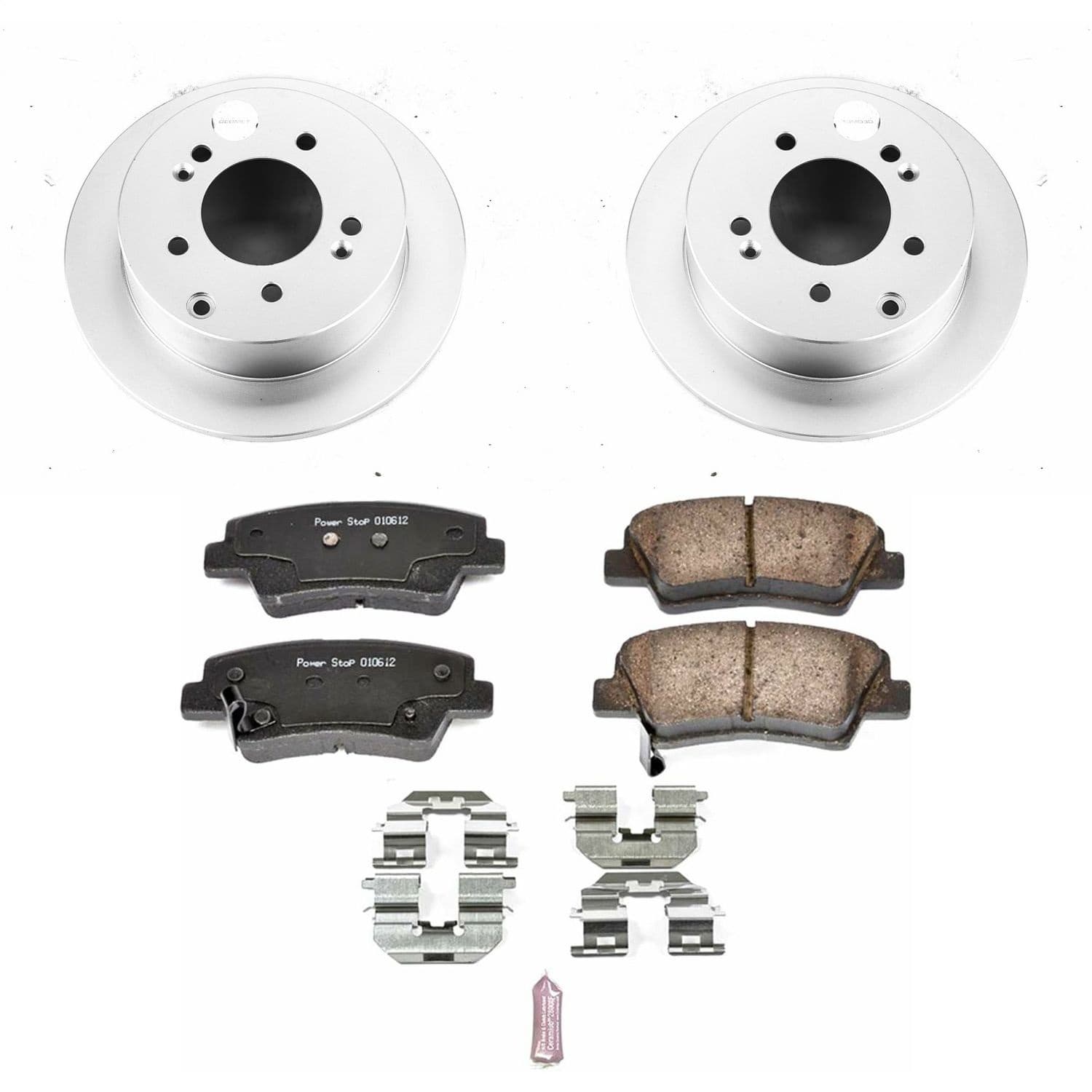 Power Stop - CRK5916 - Rear - Disc Brake Pad and Rotor Kit image 1
