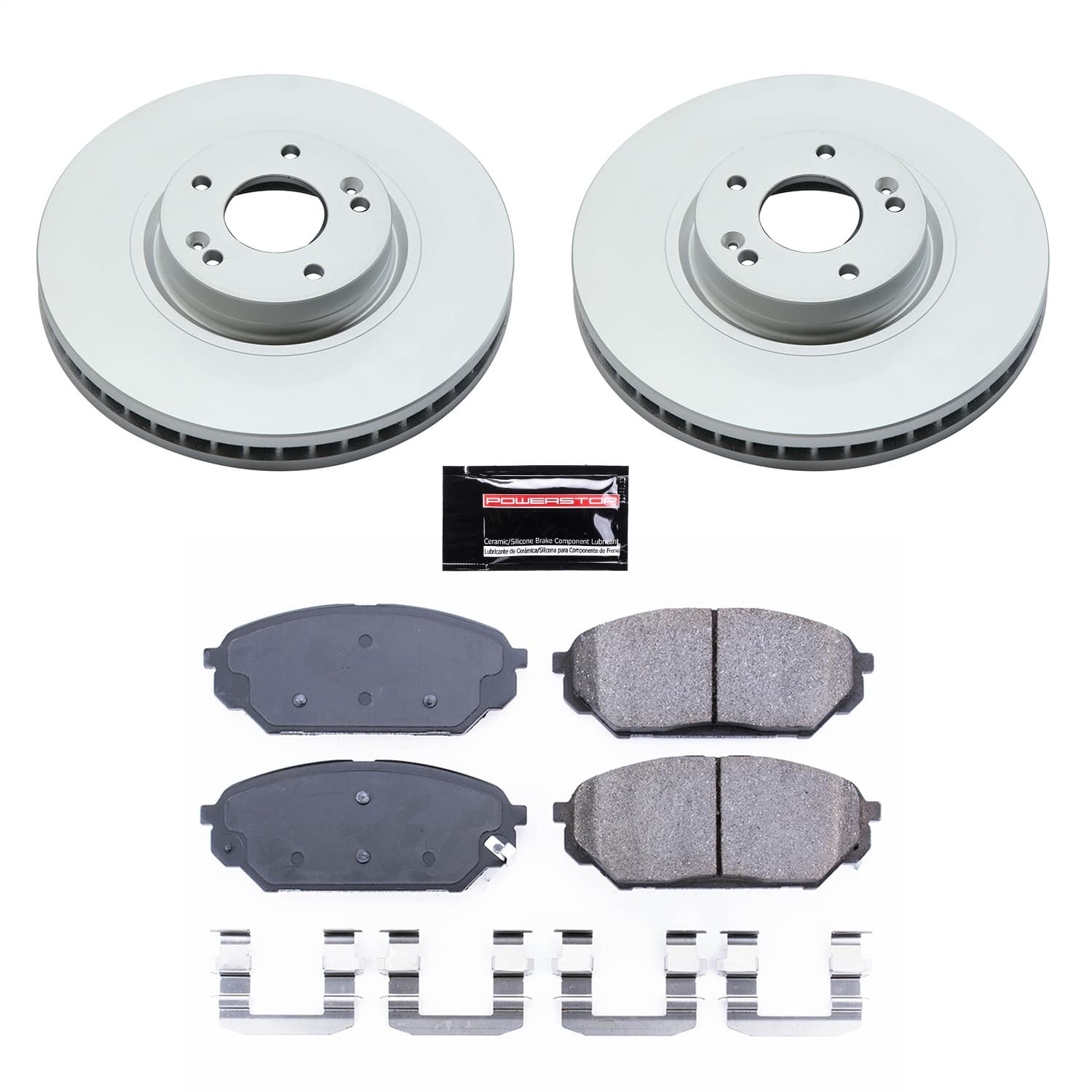 Power Stop - CRK5918 - Front - Disc Brake Pad and Rotor Kit image 1