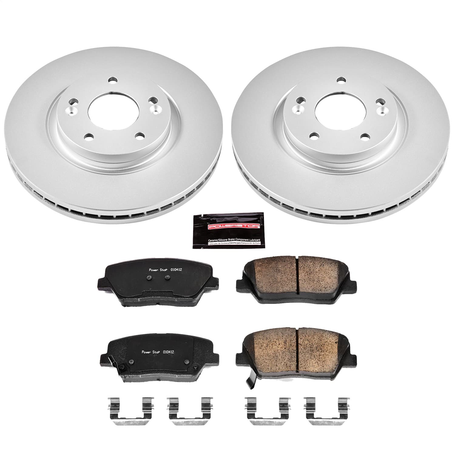 Power Stop - CRK5926 - Front - Disc Brake Pad and Rotor Kit image 1