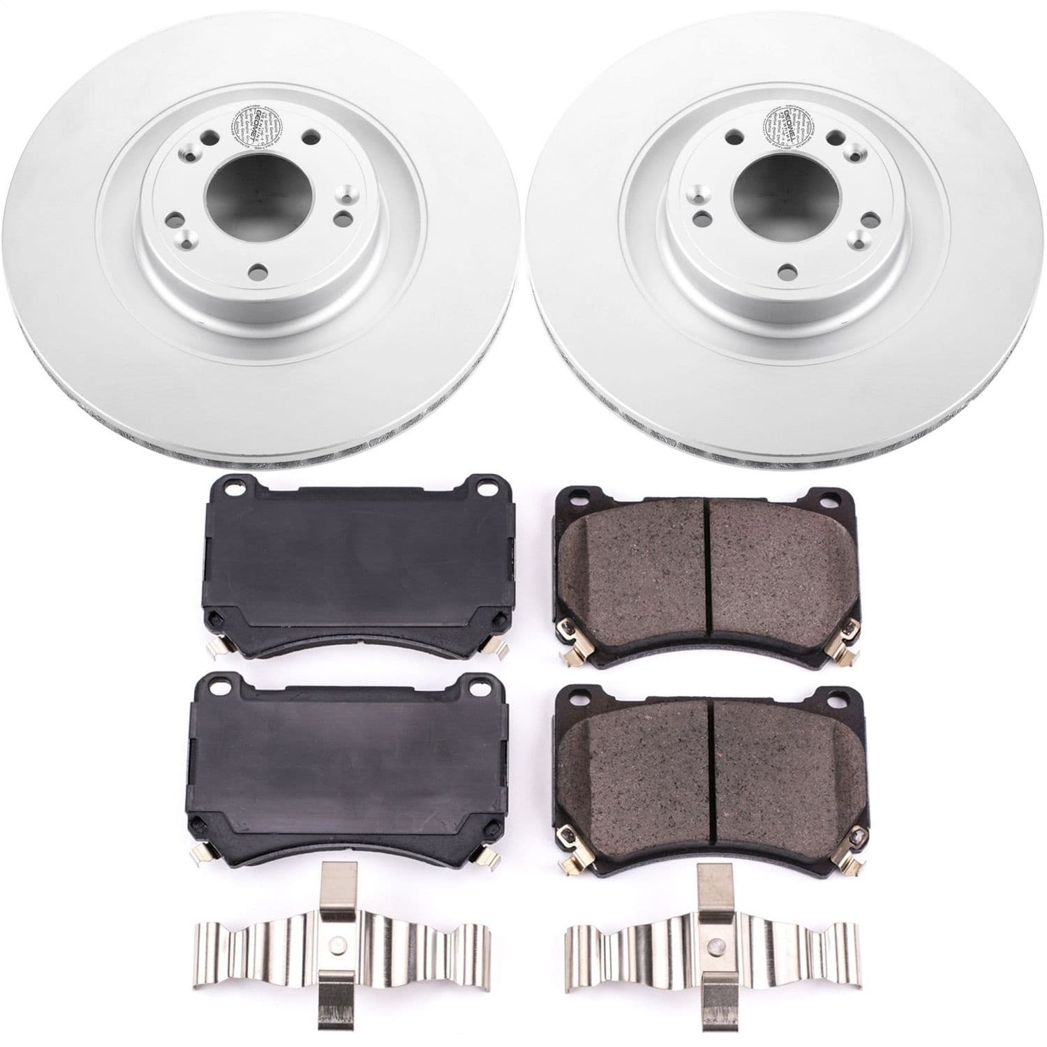 Power Stop - CRK5928 - Front - Disc Brake Pad and Rotor Kit image 1