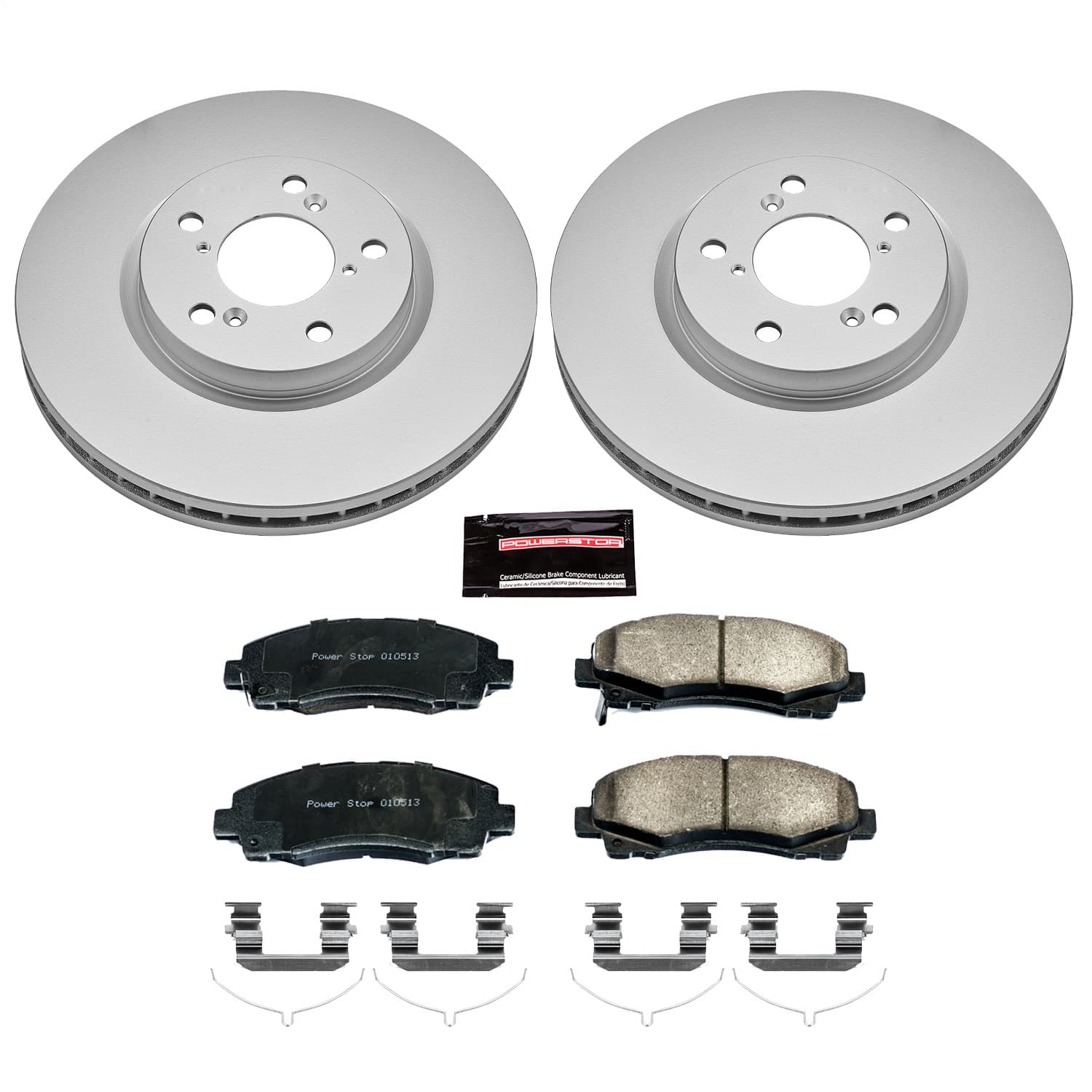 Power Stop - CRK5939 - Front - Disc Brake Pad and Rotor Kit image 1
