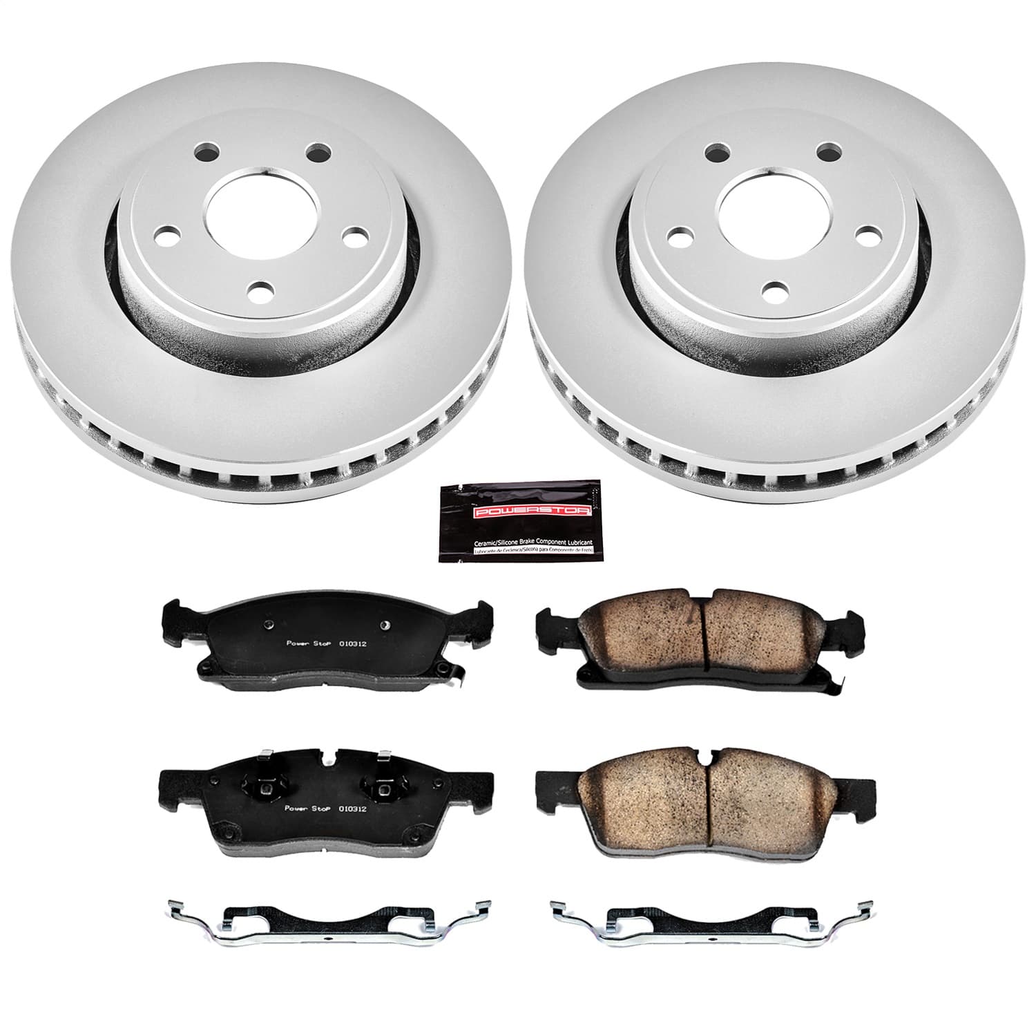 Power Stop - CRK5951 - Front - Disc Brake Pad and Rotor Kit image 1