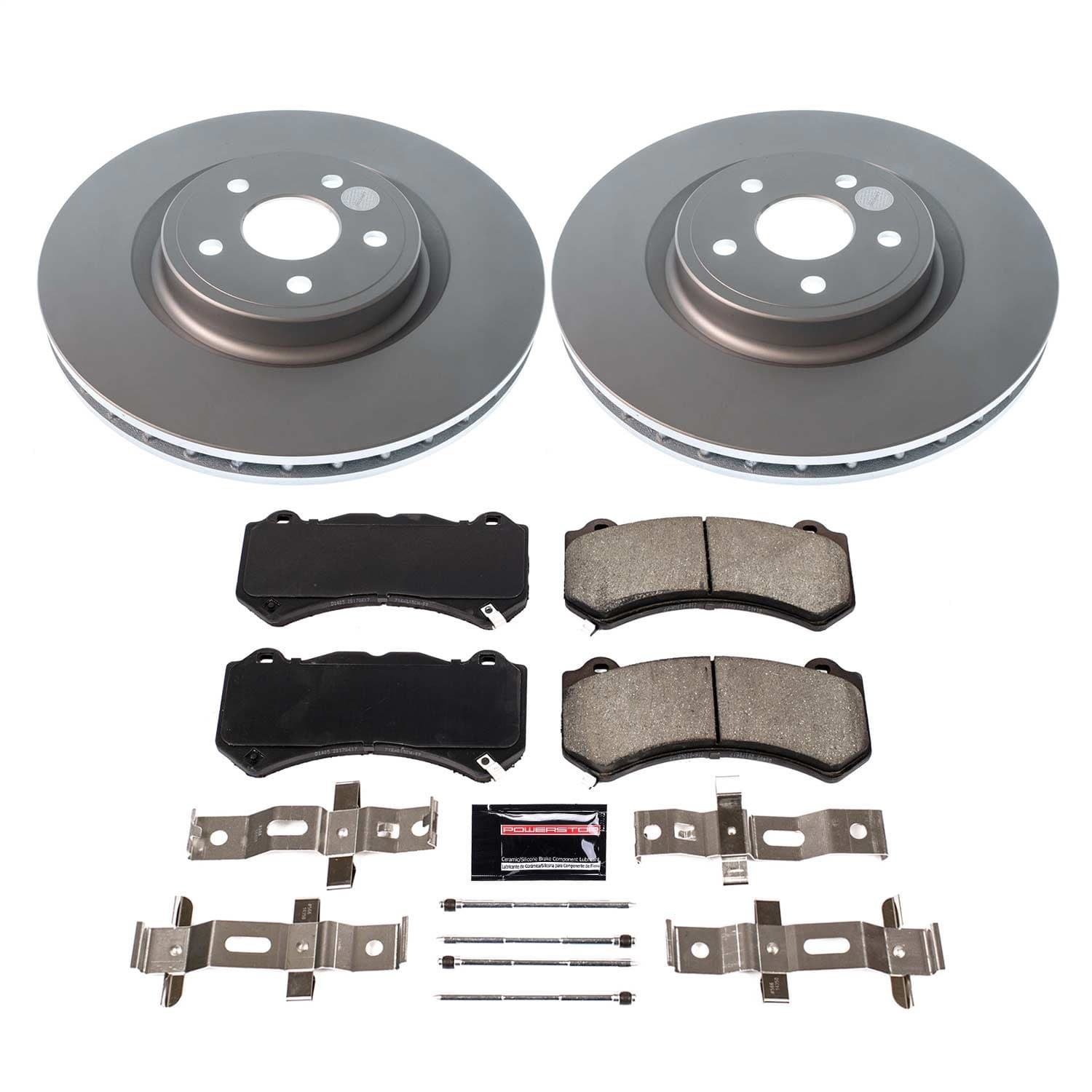 Power Stop - CRK5957 - Front - Disc Brake Pad and Rotor Kit image 1