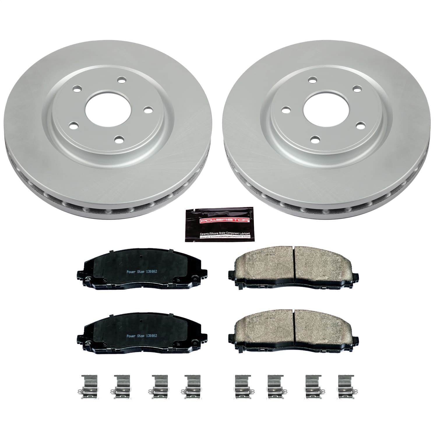 Power Stop - CRK5959 - Front - Disc Brake Pad and Rotor Kit image 1