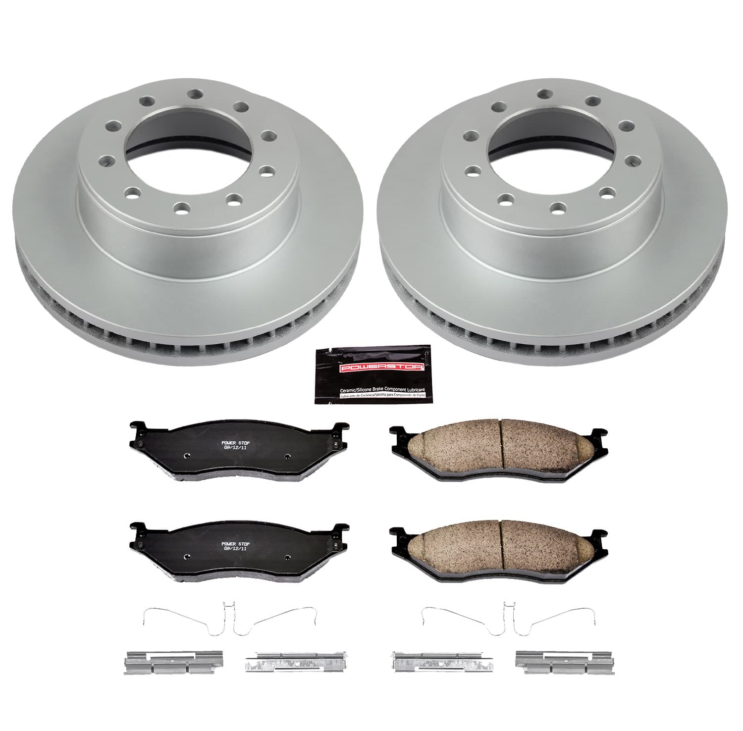 Power Stop - CRK5964 - Front - Disc Brake Pad and Rotor Kit image 1