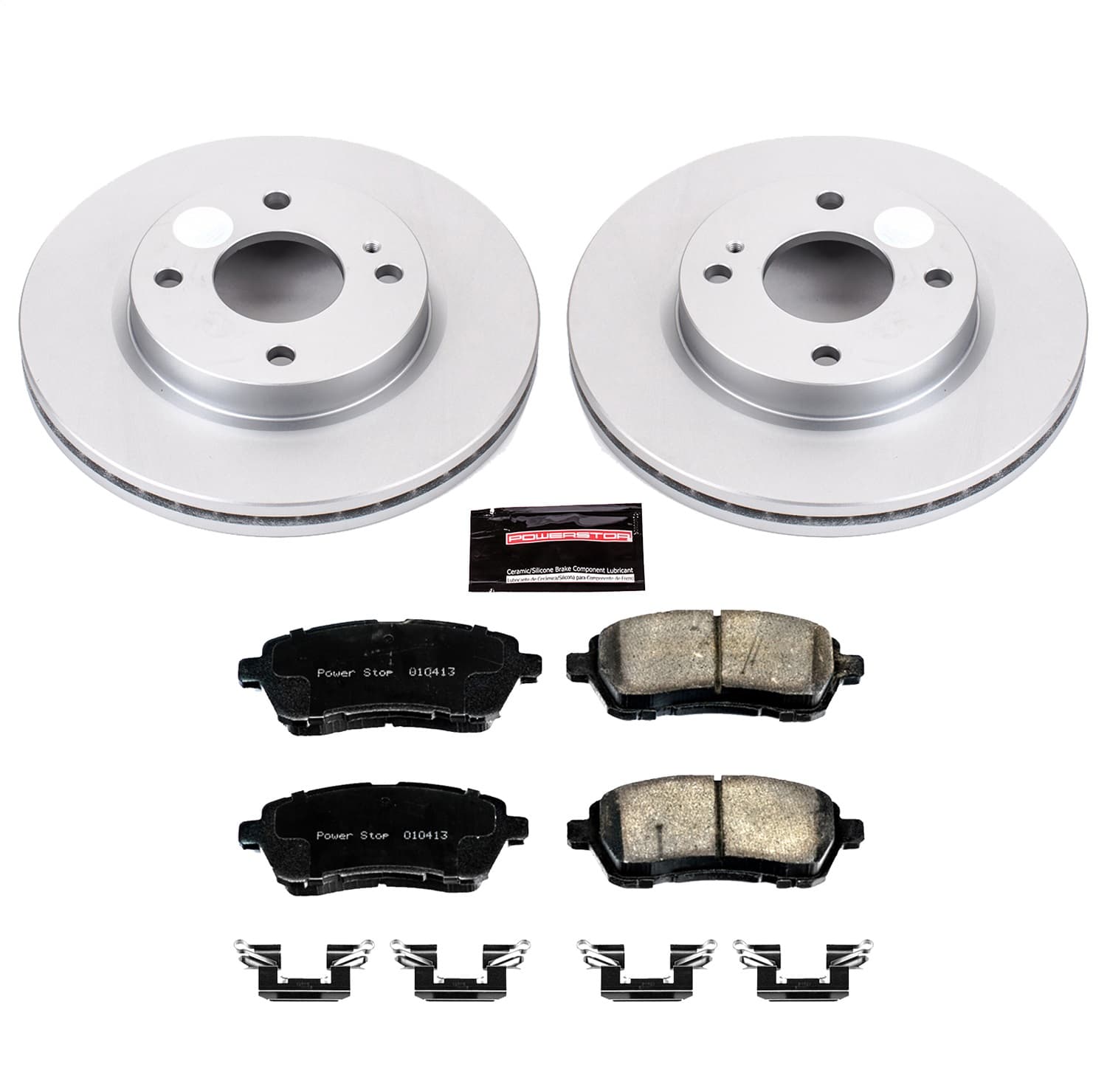Power Stop - CRK5969 - Front - Disc Brake Pad and Rotor Kit image 1