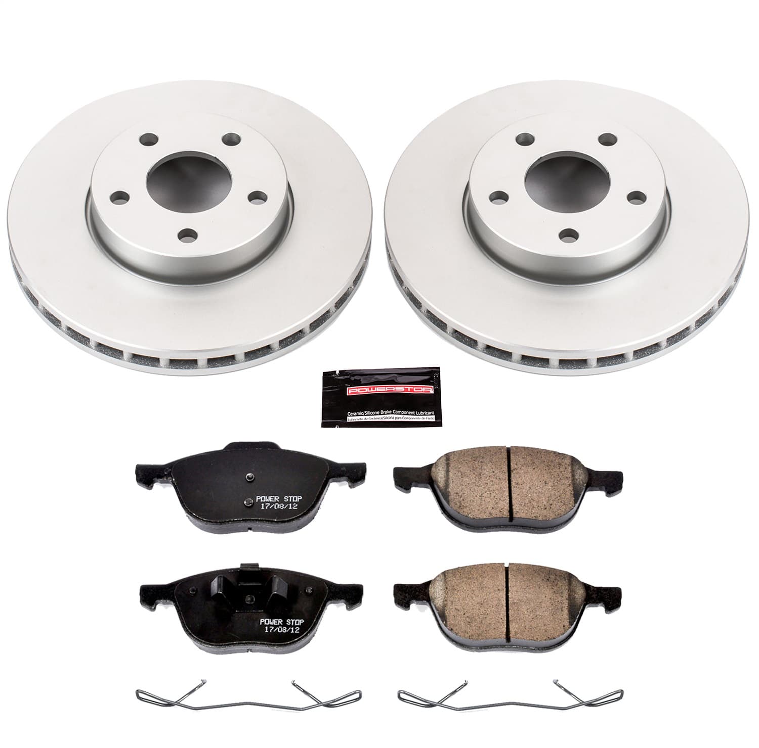 Power Stop - CRK5976 - Front - Disc Brake Pad and Rotor Kit image 1