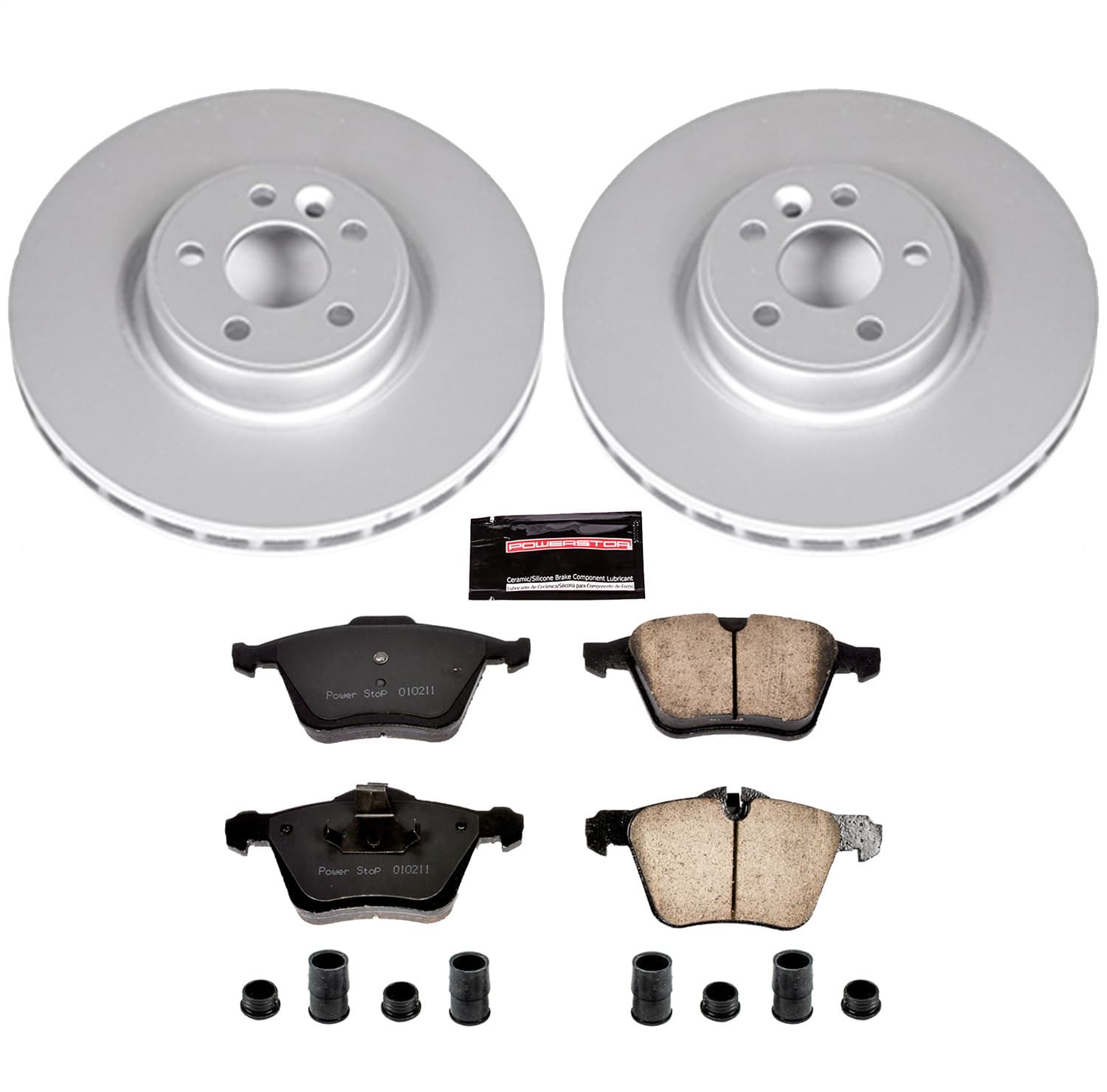 Power Stop - CRK5978 - Front - Disc Brake Pad and Rotor Kit image 1