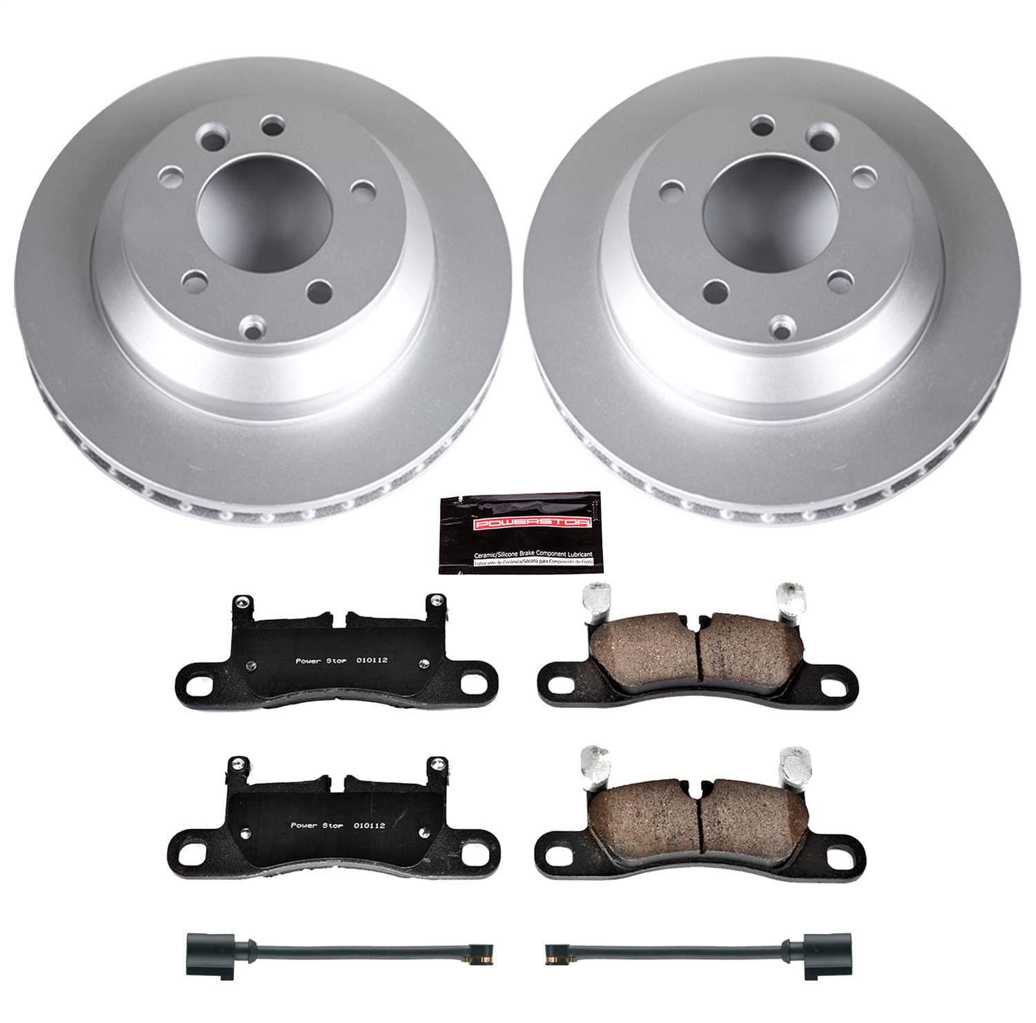 Power Stop - CRK5979 - Rear - Disc Brake Pad and Rotor Kit image 1
