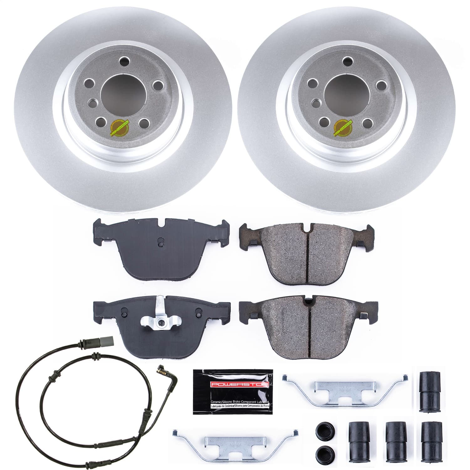 Power Stop - CRK6014 - Rear - Disc Brake Pad and Rotor Kit image 1