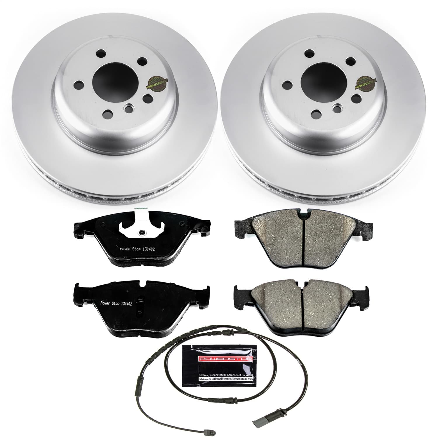 Power Stop - CRK6020 - Front - Disc Brake Pad and Rotor Kit image 1